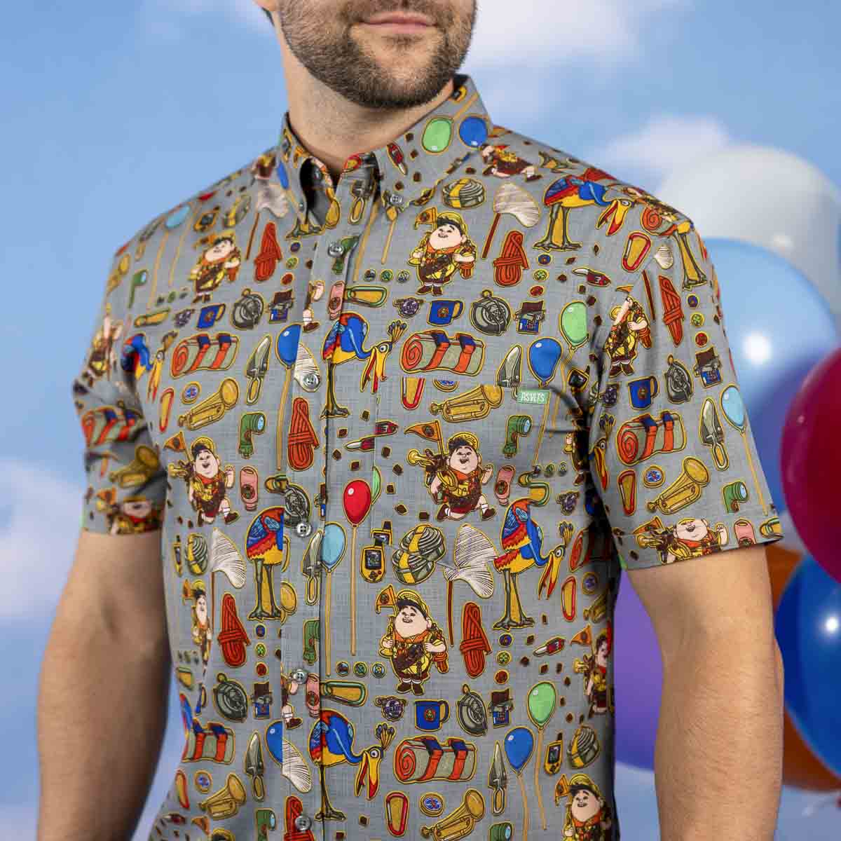 Disney and Pixar Up "The Wilderness Must Be Explored" – KUNUFLEX Short Sleeve Shirt - Image 4
