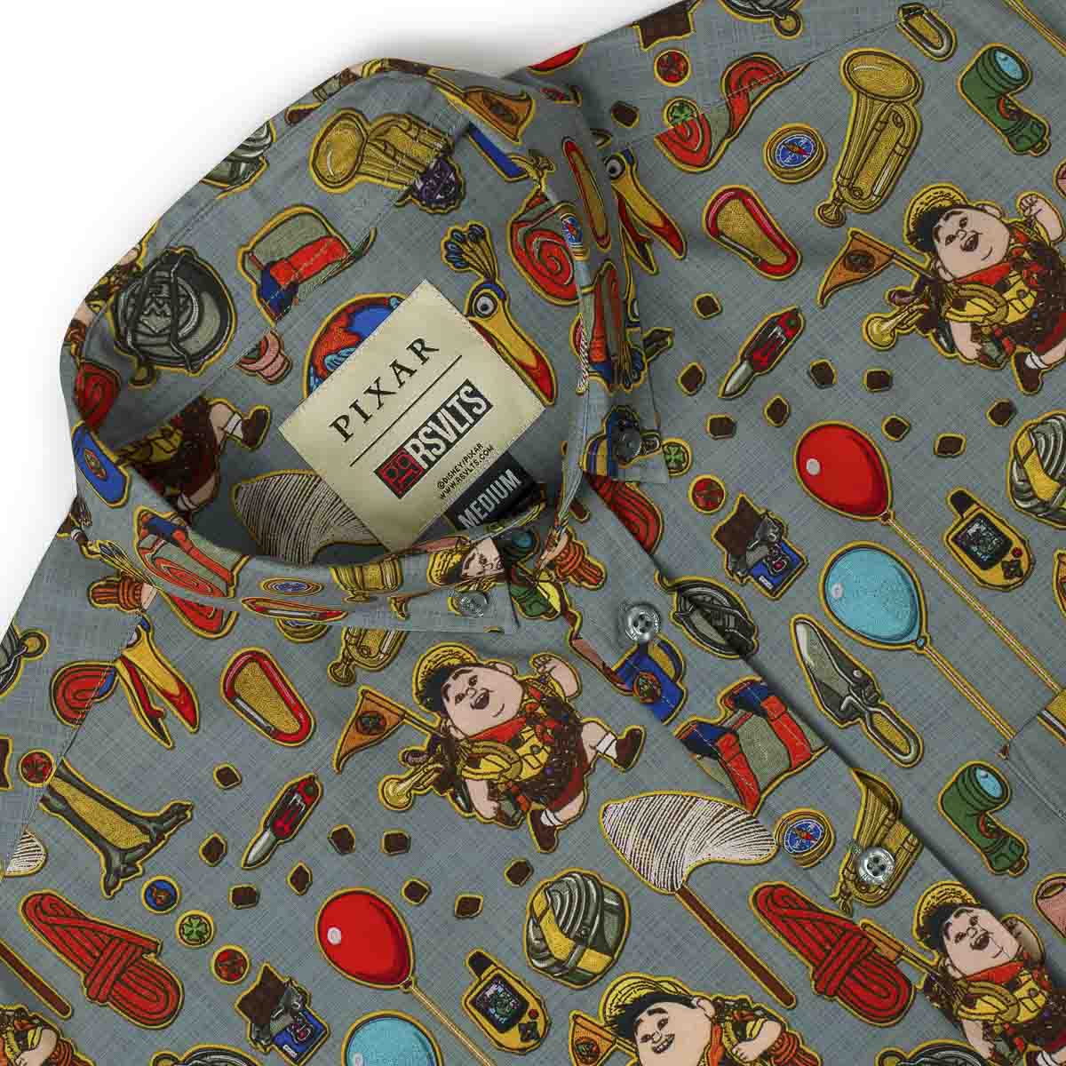 Disney and Pixar Up "The Wilderness Must Be Explored" – KUNUFLEX Short Sleeve Shirt - Image 7