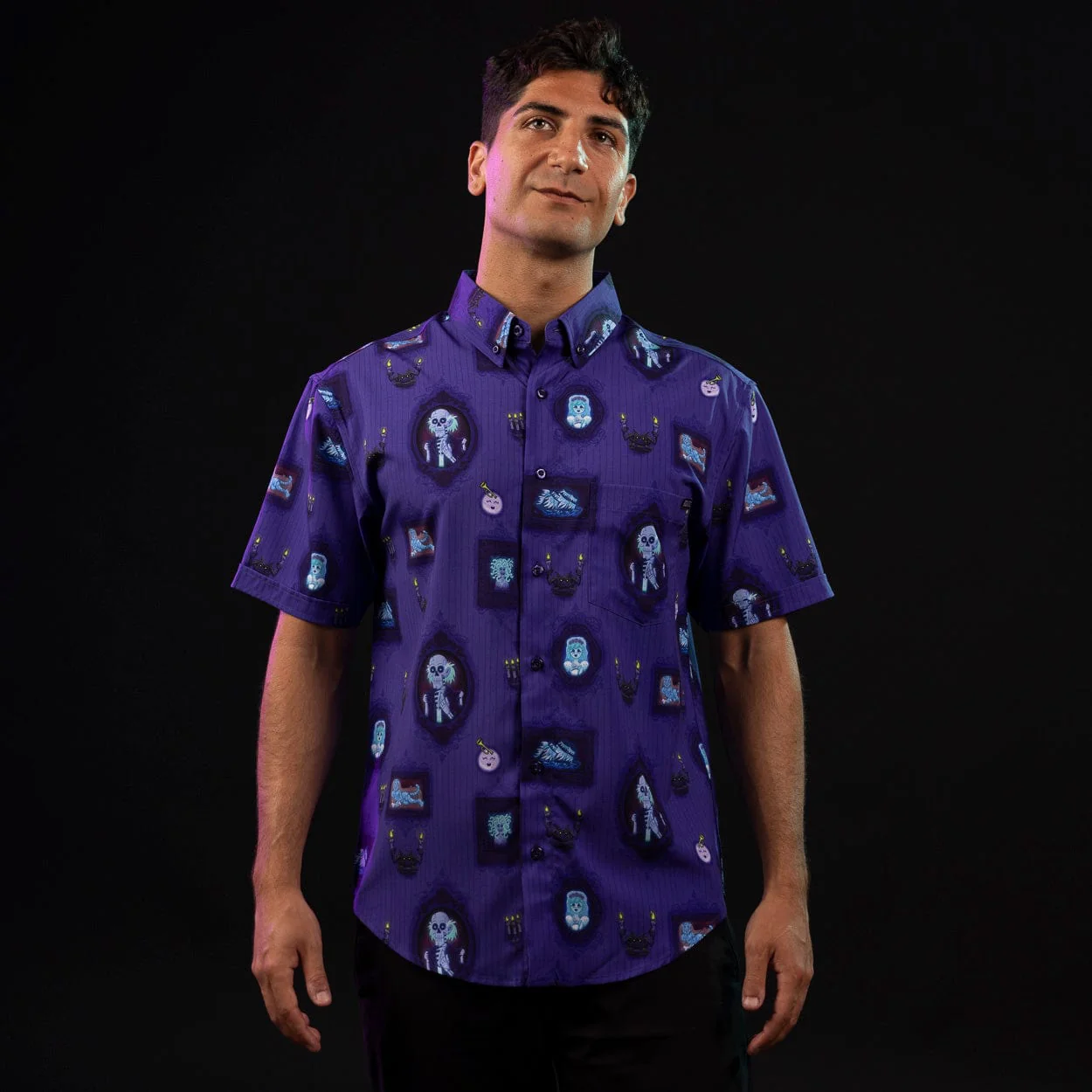 Disney’s Haunted Mansion “Ghostly Gallery” – KUNUFLEX Short Sleeve Shirt - Image 3