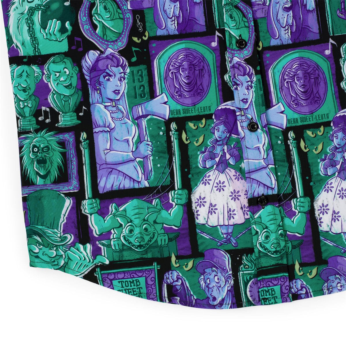Disney’s Haunted Mansion “Haunted Houseguests" – KUNUFLEX Short Sleeve Shirt - Image 7