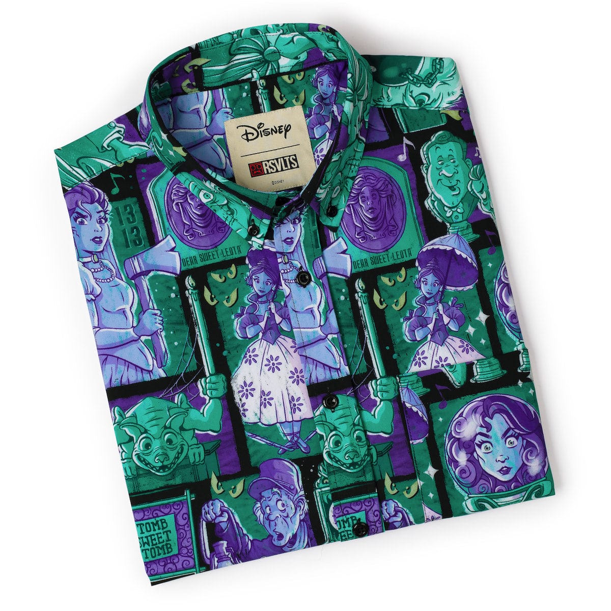 Disney’s Haunted Mansion “Haunted Houseguests" – KUNUFLEX Short Sleeve Shirt - Image 8