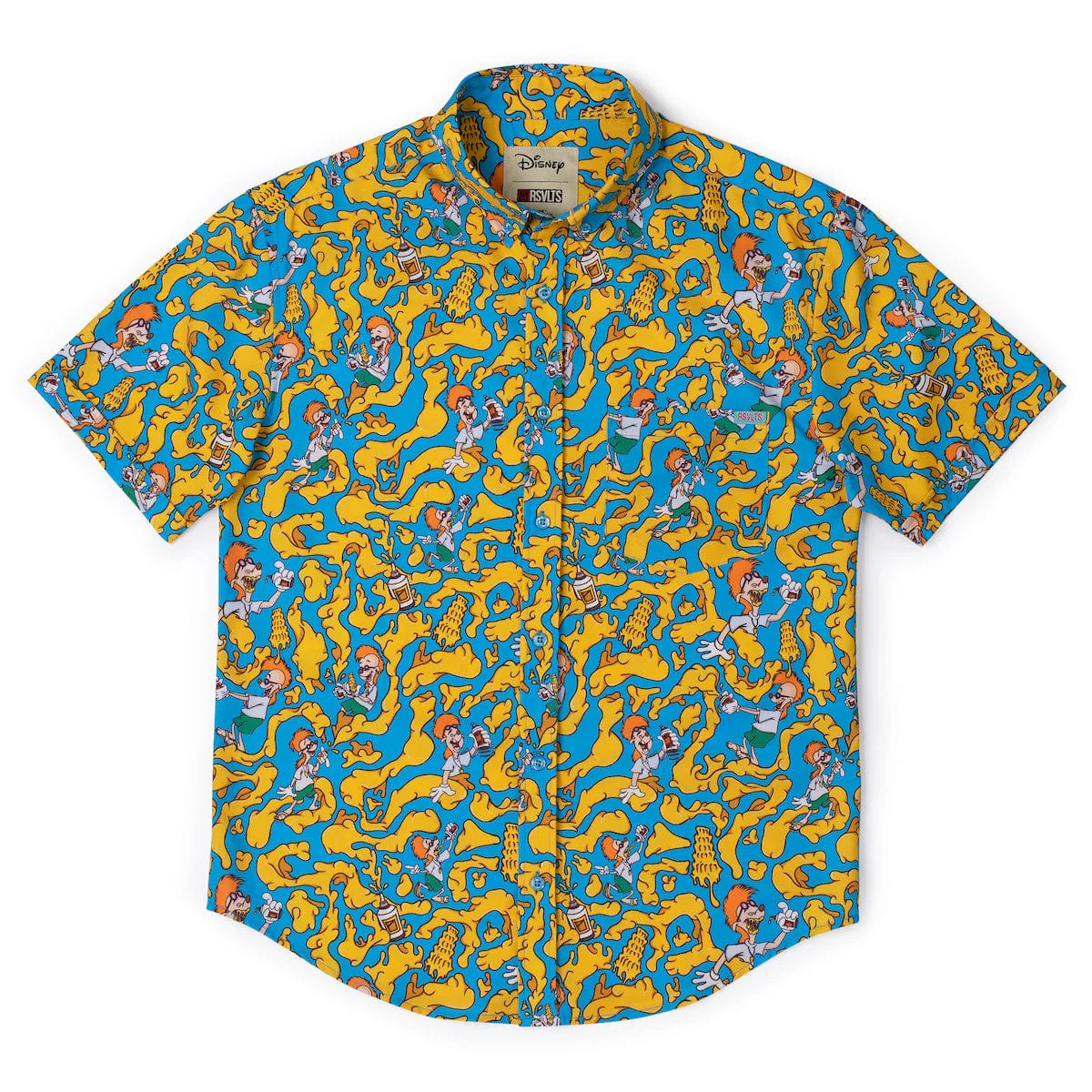 Disney’s A Goofy Movie "Chedda Whizzy!" – KUNUFLEX Short Sleeve Shirt - Image 4