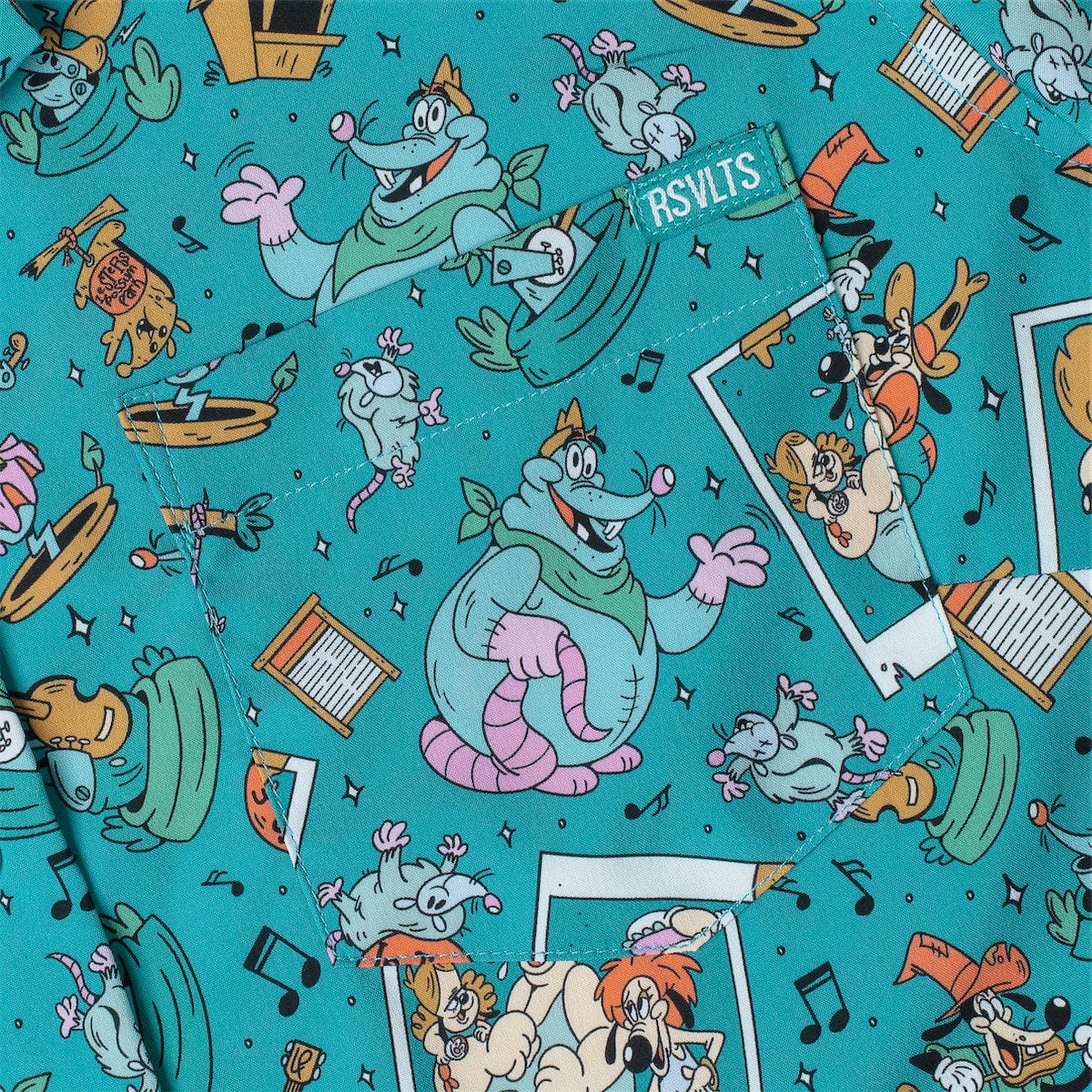 Disney’s A Goofy Movie "Lester’s Possum Park" – Women's KUNUFLEX Short Sleeve Shirt - Image 4
