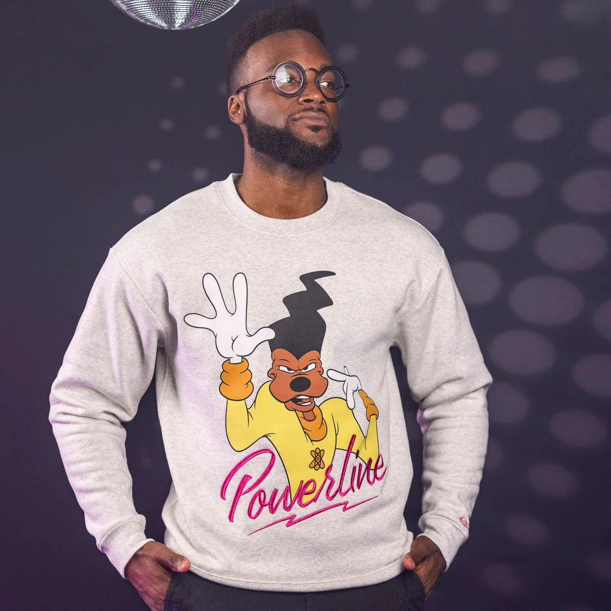 Disney's A Goofy Movie "Powerline" – Crewneck Sweatshirt - Image 2