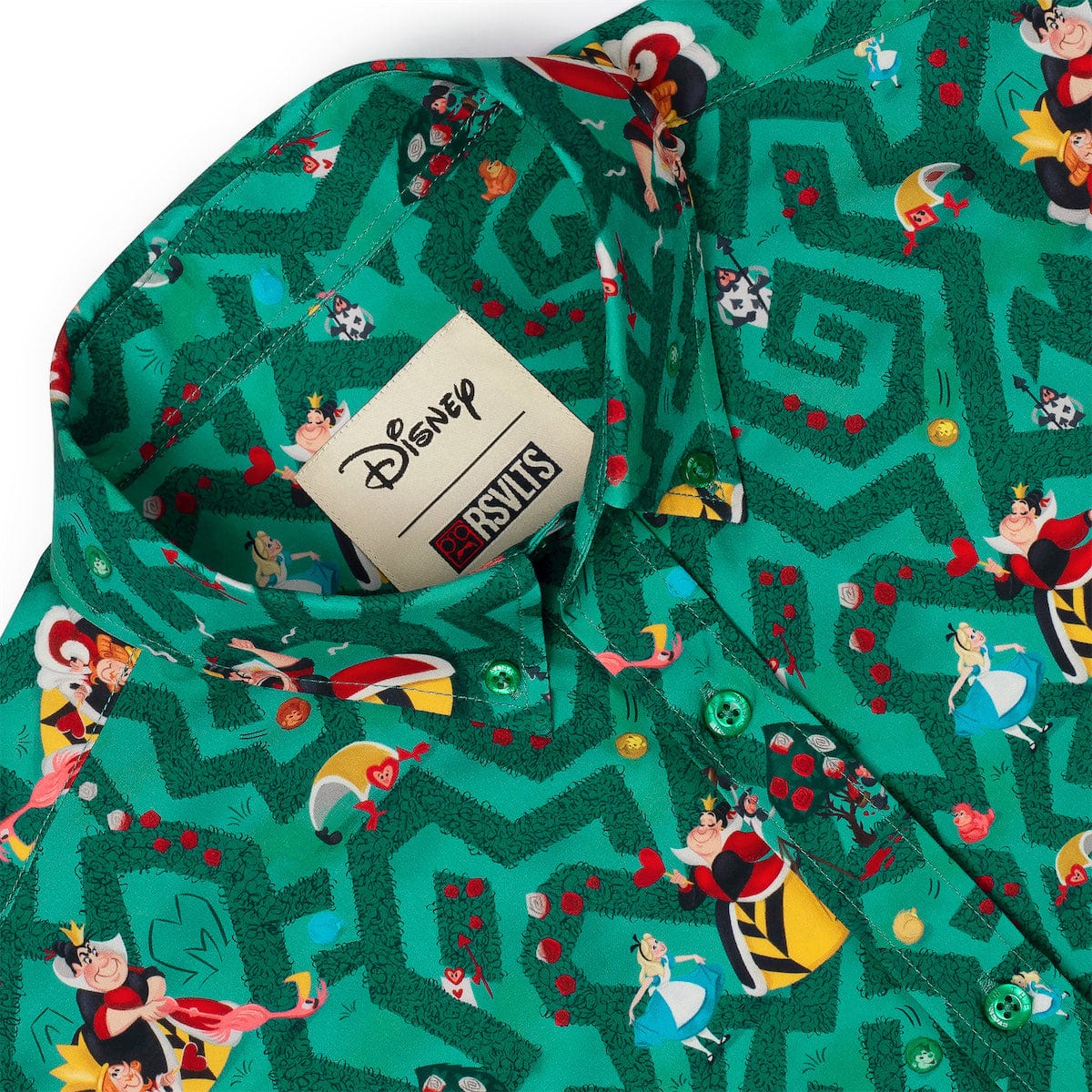 Disney "Off with Their Heads!" – KUNUFLEX Short Sleeve Shirt - Image 6