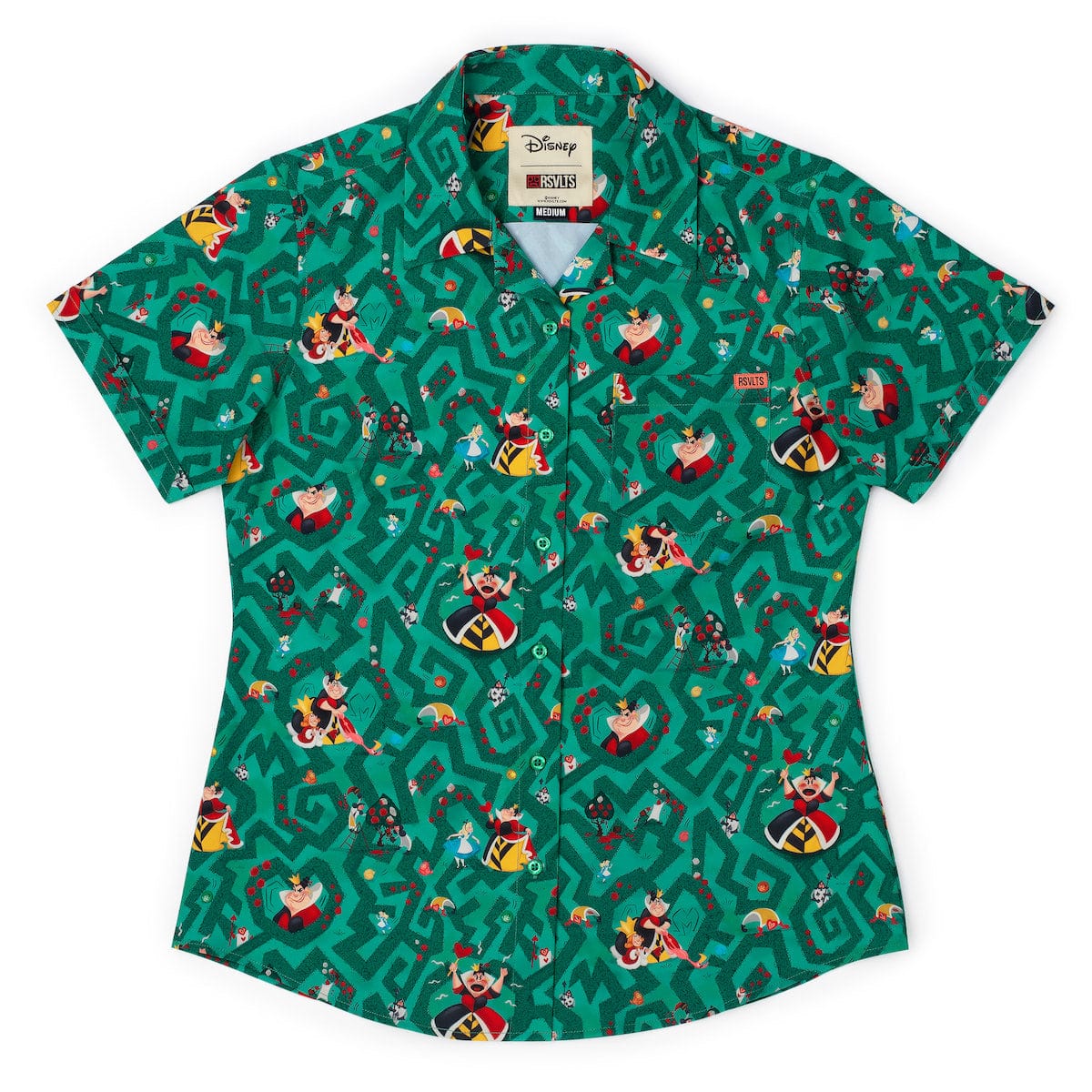 Disney "Off with Their Heads!" – Women's KUNUFLEX Short Sleeve Shirt - Image 2