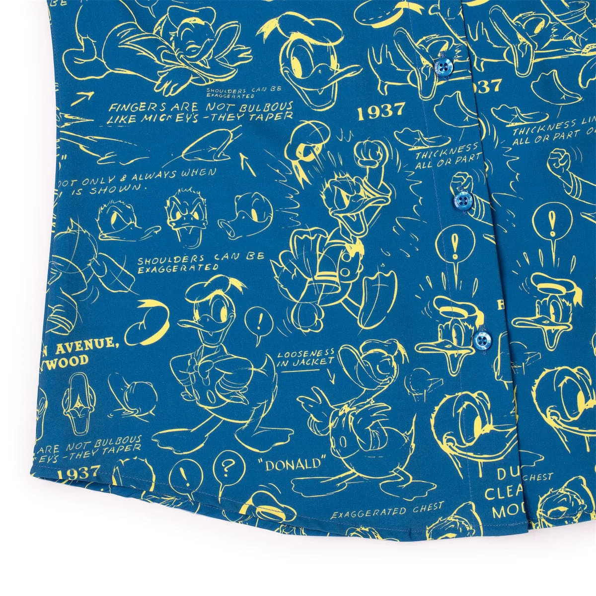 Disney's Donald Duck 90th "Designing Donald" – Women's KUNUFLEX Short Sleeve Shirt - Image 7
