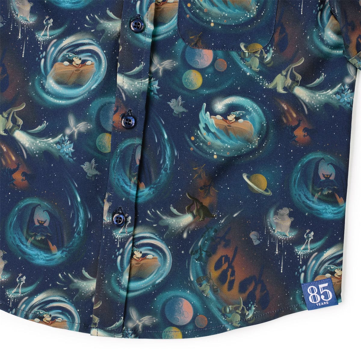 Disney’s Fantasia 85th Anniversary "Across the Cosmos" – Preschooler KUNUFLEX Short Sleeve Shirt - Image 4