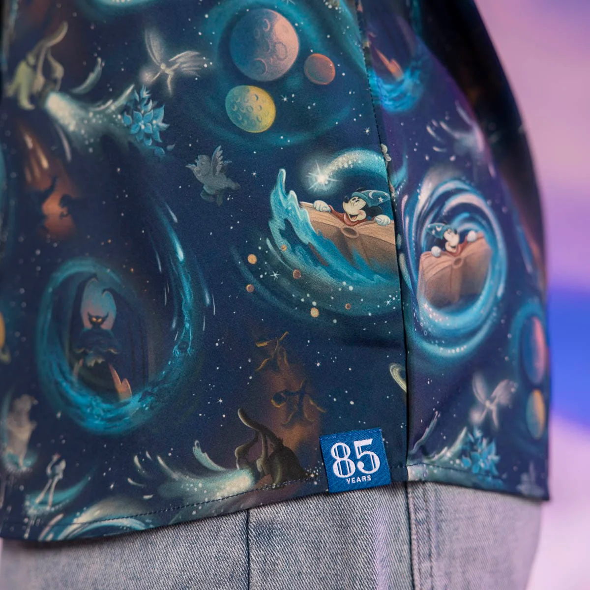 Disney’s Fantasia 85th Anniversary "Across the Cosmos" – Women's KUNUFLEX Short Sleeve Shirt - Image 7