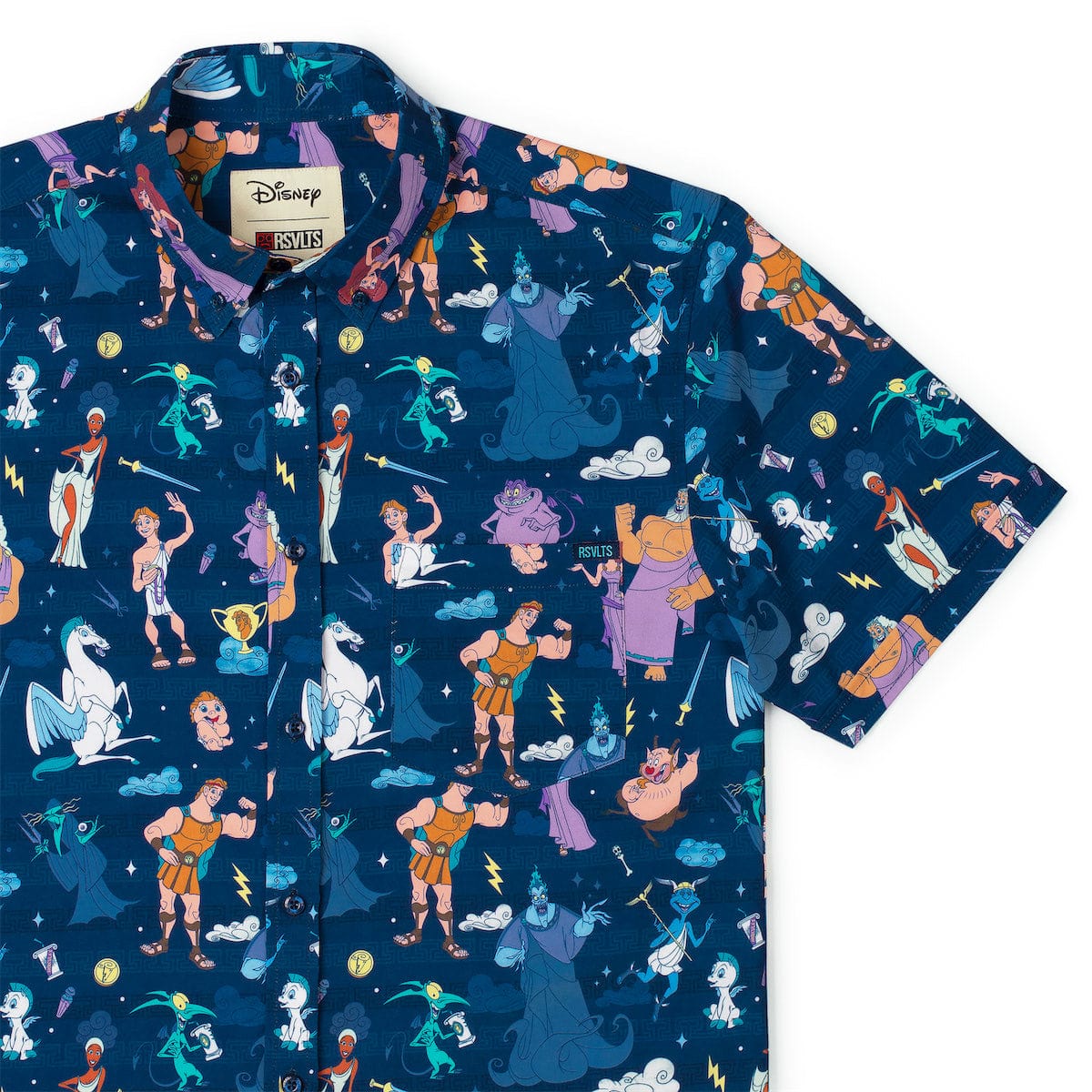 Disney’s Hercules "Grecian Gallery" – KUNUFLEX Short Sleeve Shirt