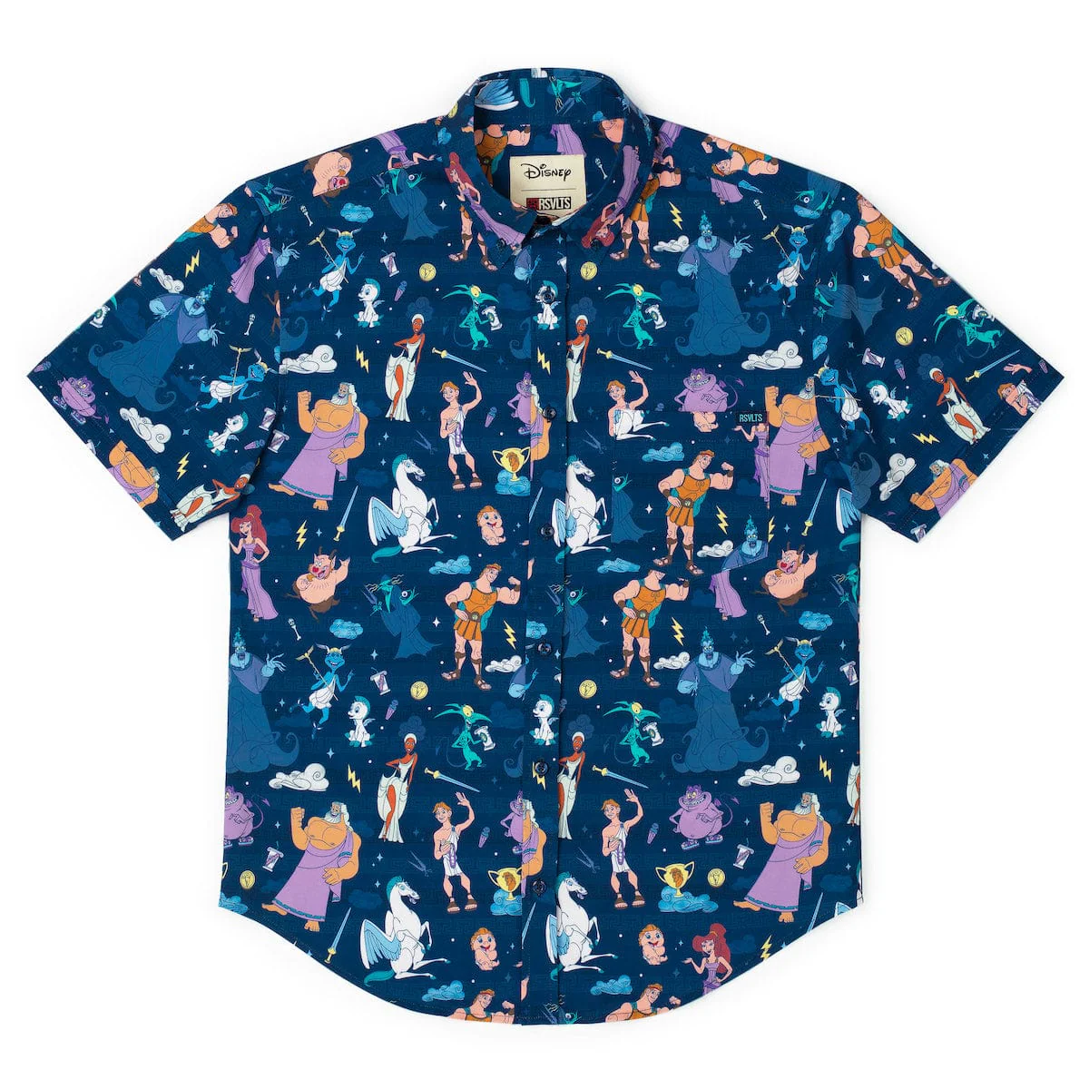 Disney’s Hercules "Grecian Gallery" – KUNUFLEX Short Sleeve Shirt - Image 5