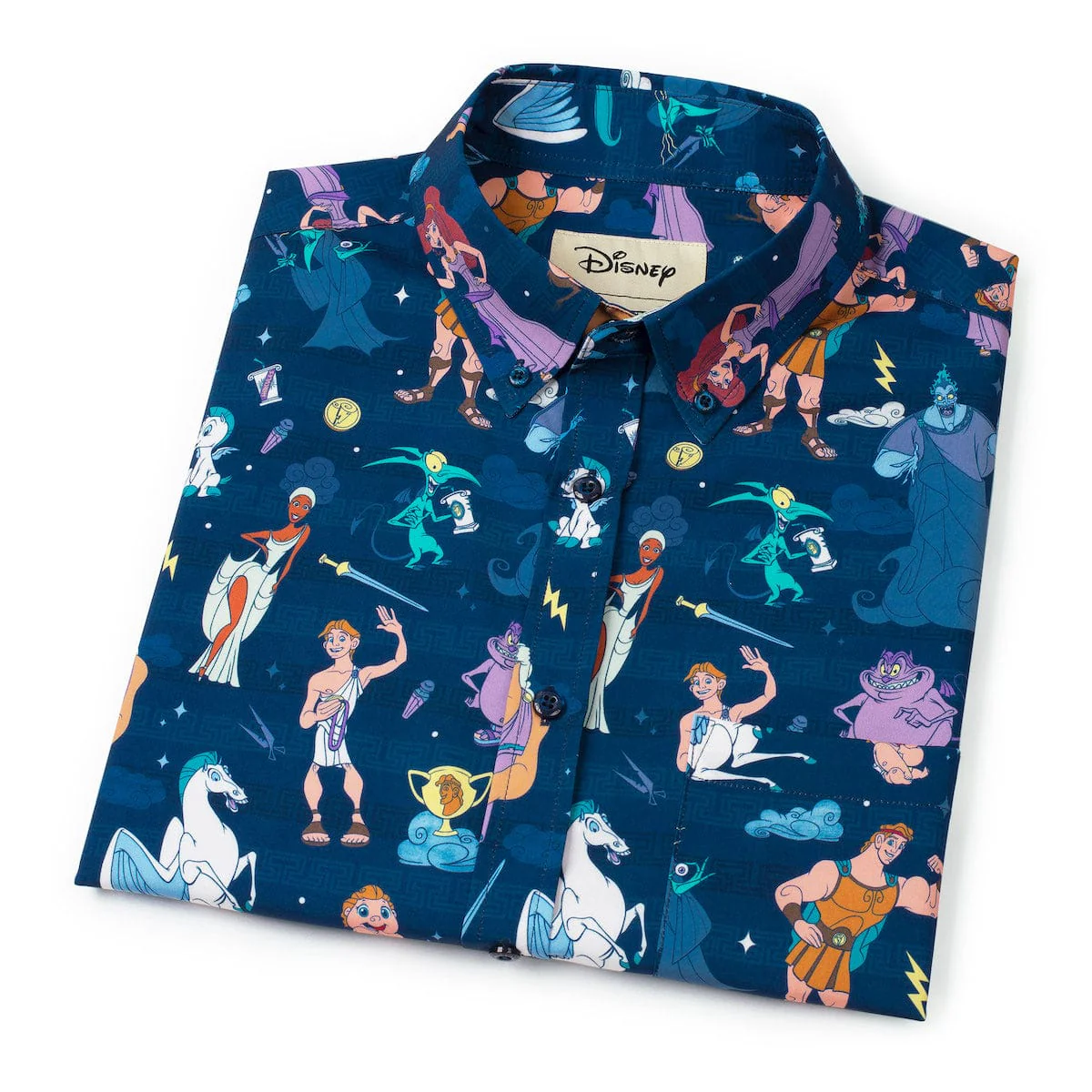 Disney’s Hercules "Grecian Gallery" – KUNUFLEX Short Sleeve Shirt - Image 8