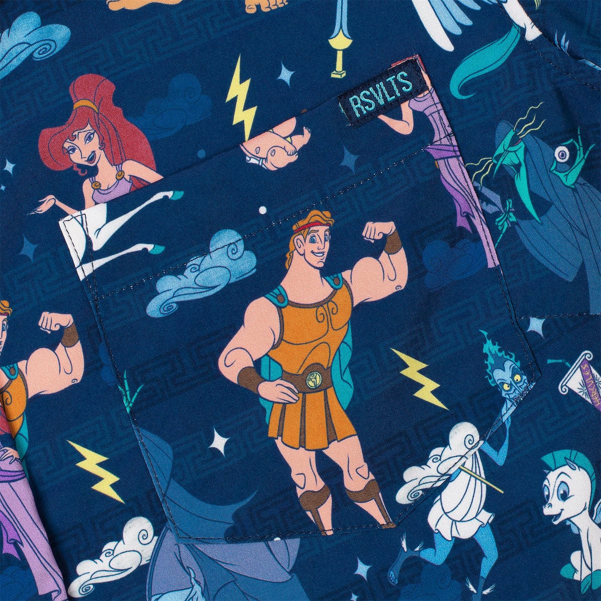 Disney’s Hercules "Grecian Gallery" – Women's KUNUFLEX Short Sleeve Shirt - Image 4
