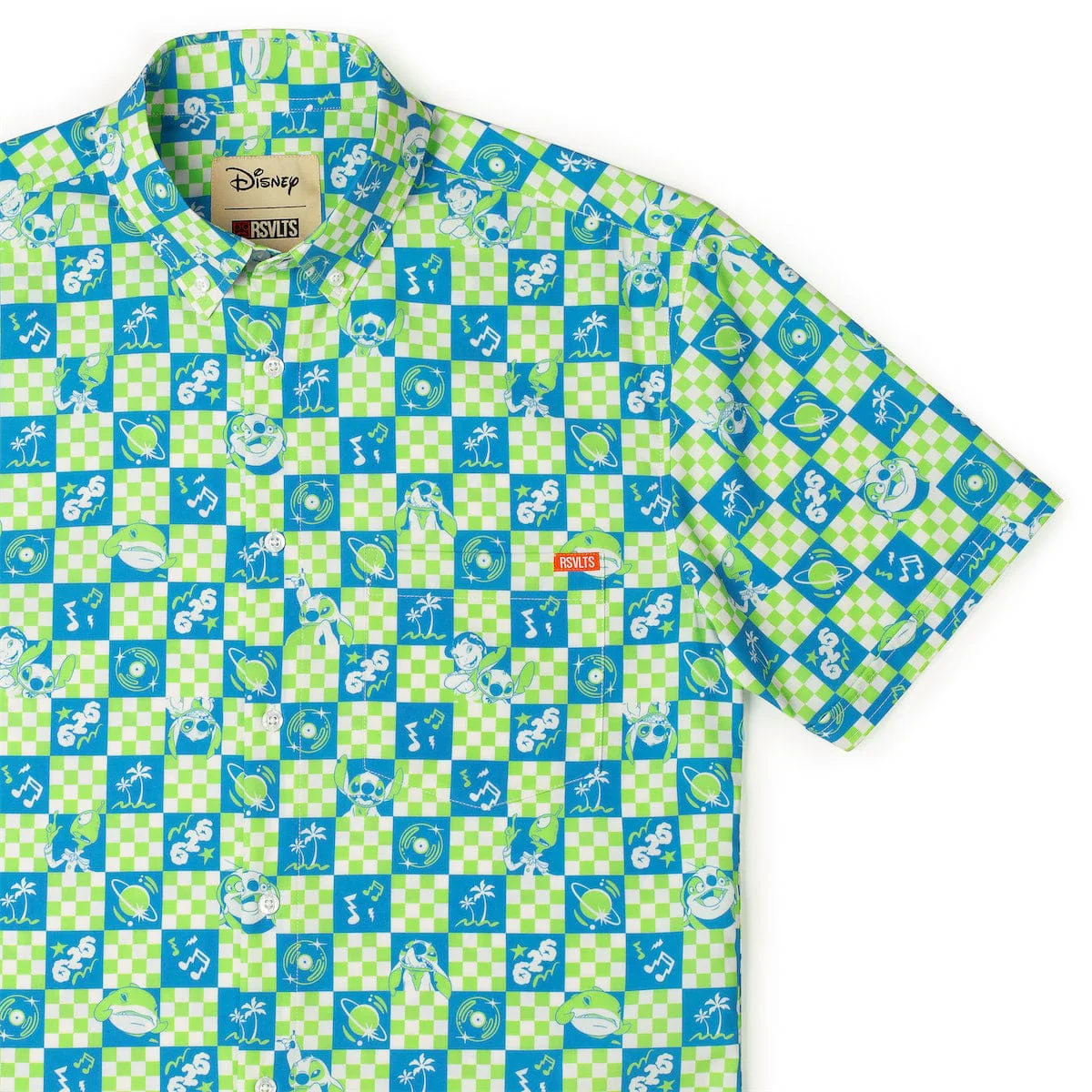 Disney's Lilo & Stitch "Galactic Groovin'" – KUNUFLEX Short Sleeve Shirt