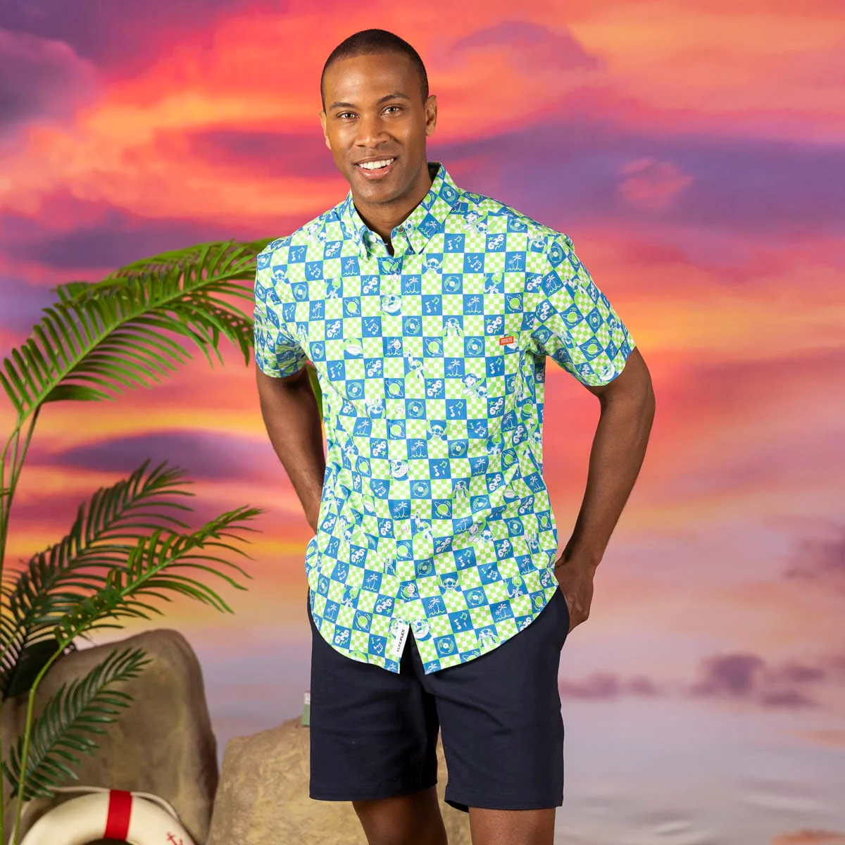 Disney's Lilo & Stitch "Galactic Groovin'" – KUNUFLEX Short Sleeve Shirt - Image 2