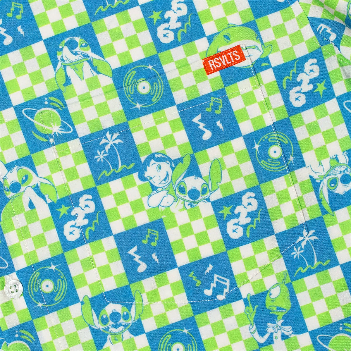Disney's Lilo & Stitch "Galactic Groovin'" – KUNUFLEX Short Sleeve Shirt - Image 3