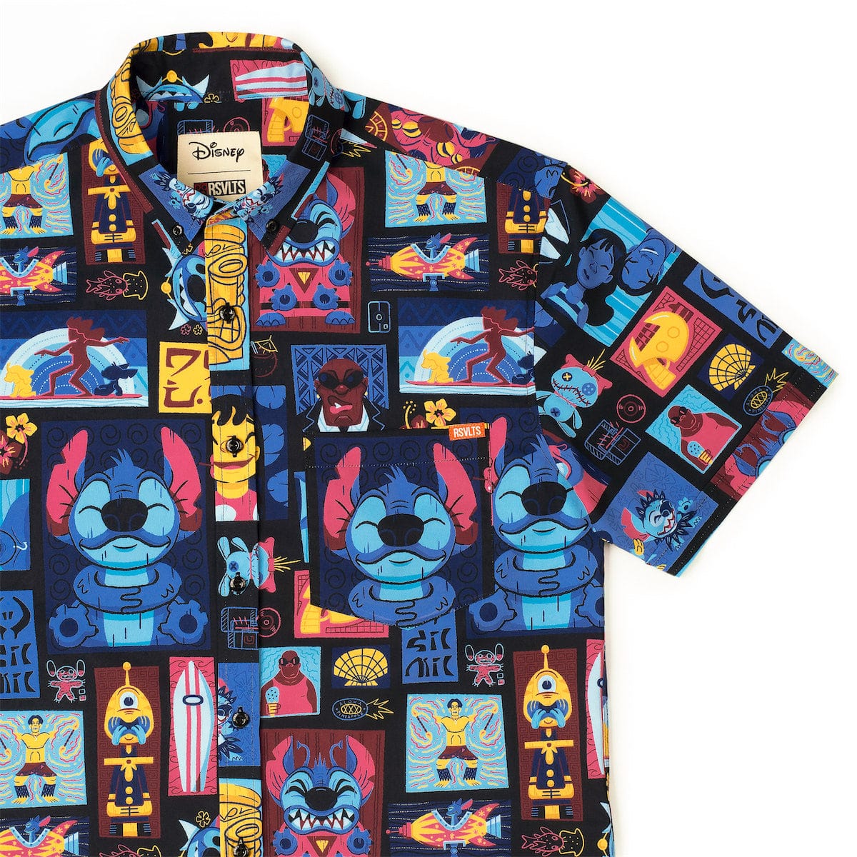 Disney's Lilo & Stitch "Tiki-terrestrial" – KUNUFLEX Short Sleeve Shirt