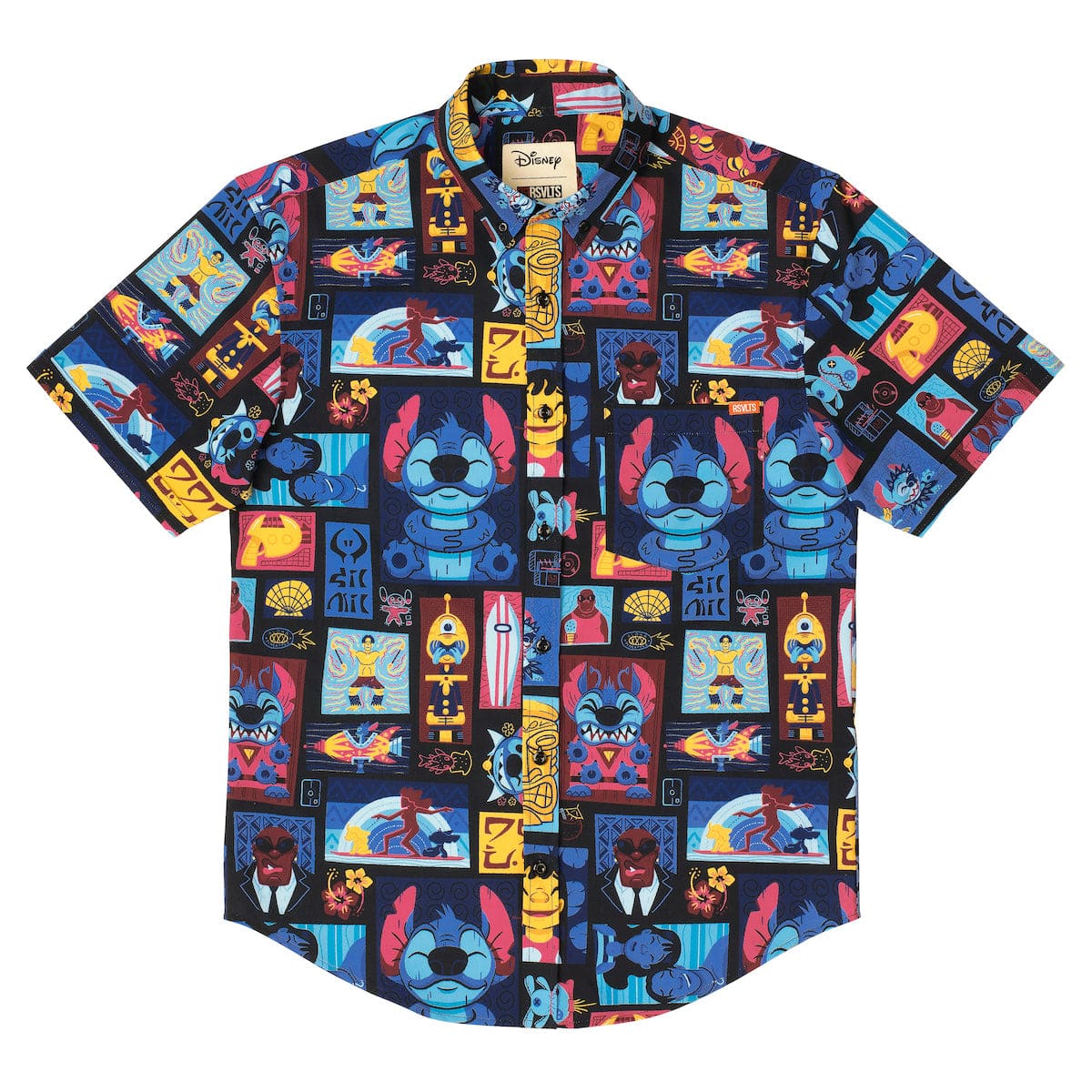 Disney's Lilo & Stitch "Tiki-terrestrial" – KUNUFLEX Short Sleeve Shirt - Image 5