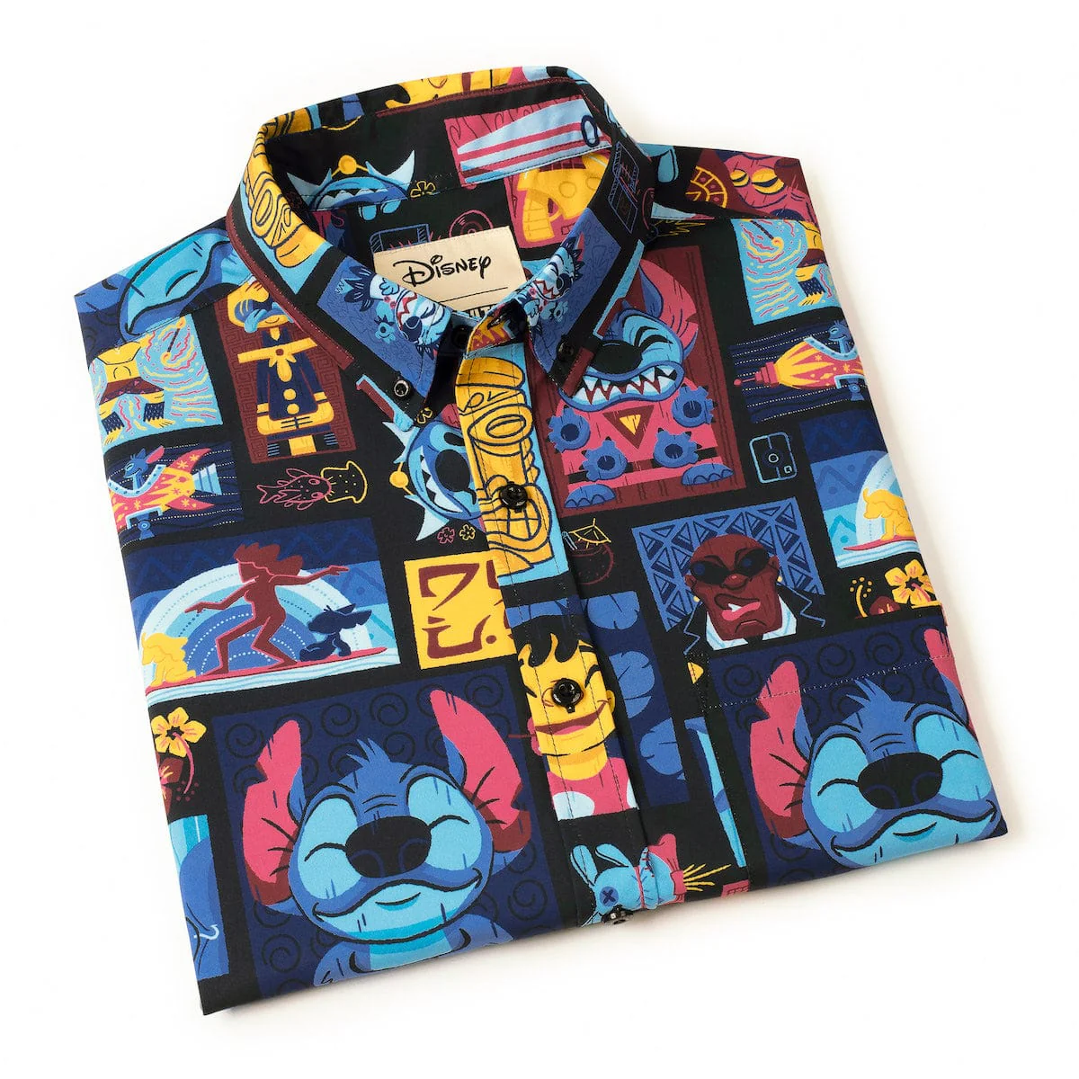 Disney's Lilo & Stitch "Tiki-terrestrial" – KUNUFLEX Short Sleeve Shirt - Image 8