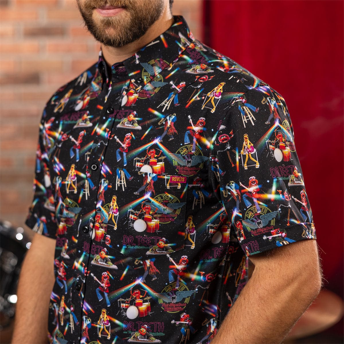 Disney's The Muppets "Muppet Music Mayhem" – KUNUFLEX Short Sleeve Shirt - Image 4