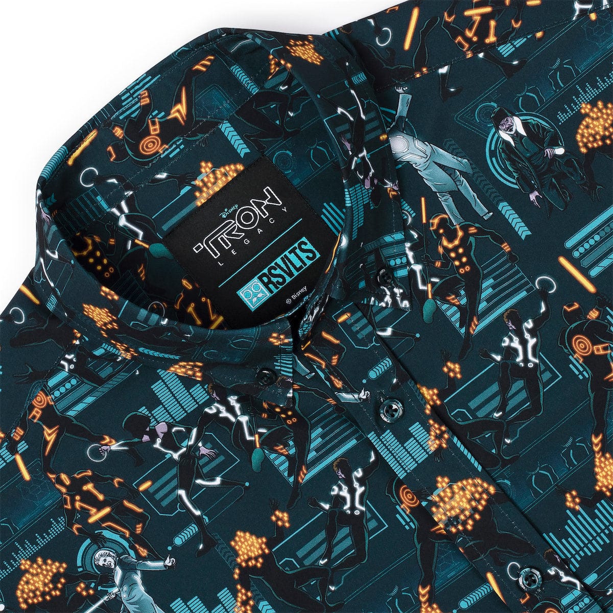 Disney's Tron Legacy "End of Line" – KUNUFLEX Short Sleeve Shirt - Image 6