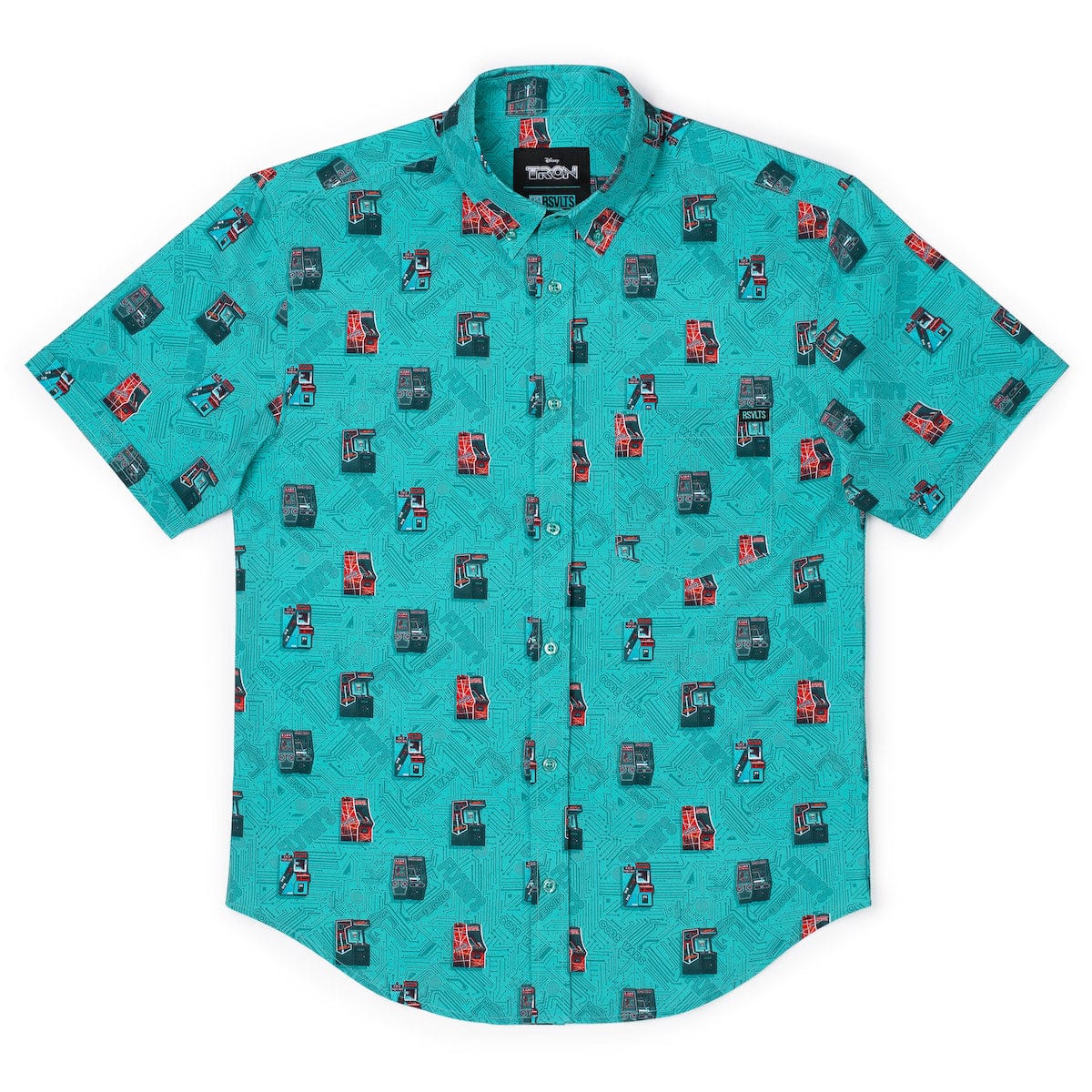 Disney's Tron "Flynn’s Arcade" – KUNUFLEX Short Sleeve Shirt - Image 5