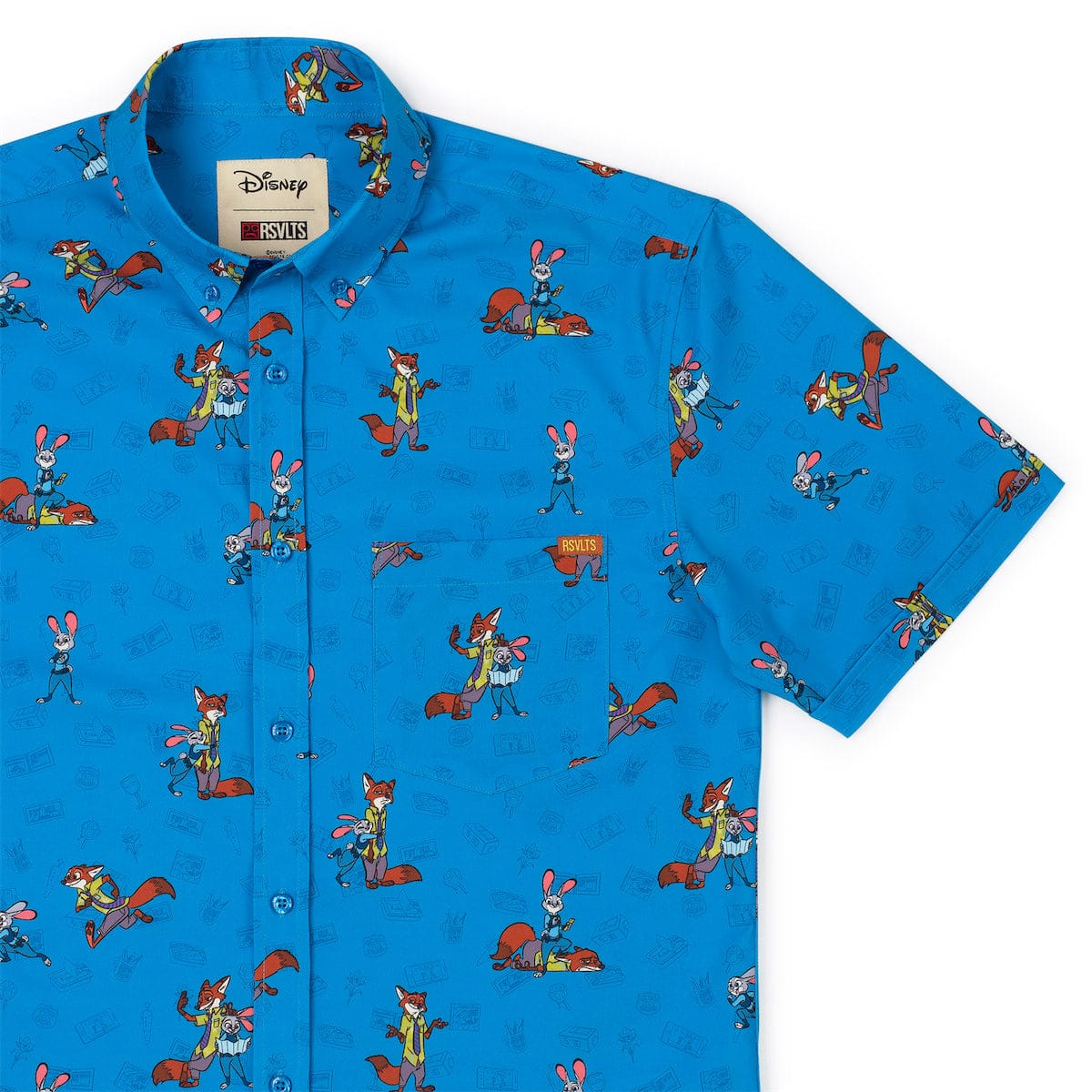 Disney's Zootopia "Paw & Order" – KUNUFLEX Short Sleeve Shirt