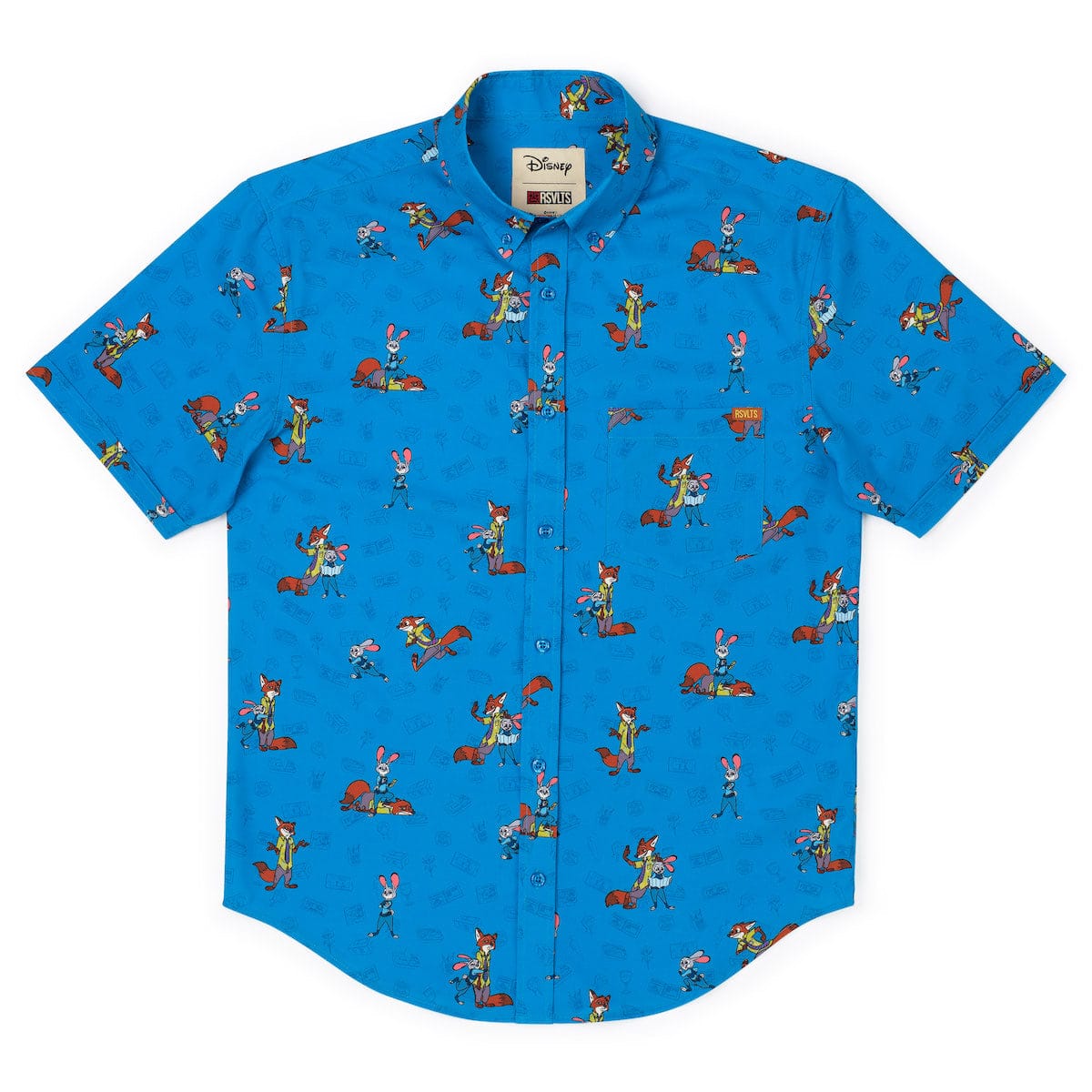 Disney's Zootopia "Paw & Order" – KUNUFLEX Short Sleeve Shirt - Image 3