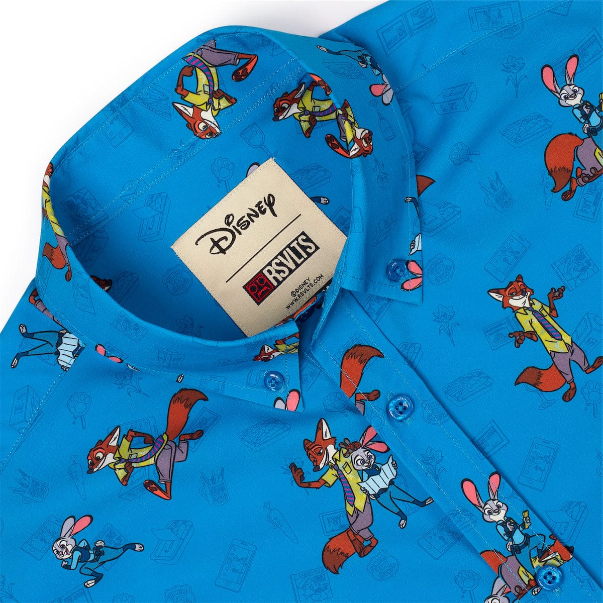 Disney's Zootopia "Paw & Order" – KUNUFLEX Short Sleeve Shirt - Image 4