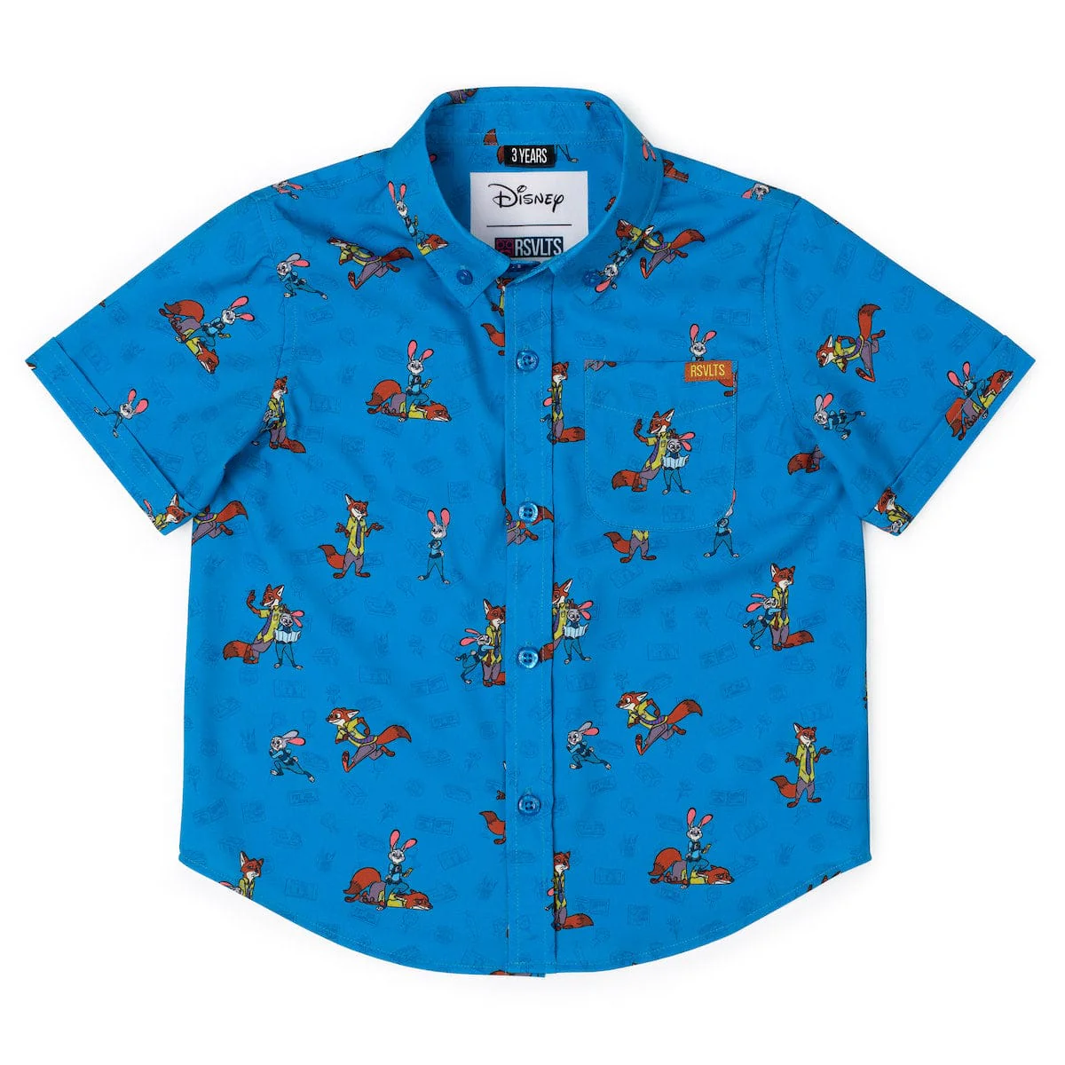 Disney's Zootopia "Paw & Order" – Preschooler KUNUFLEX Short Sleeve Shirt