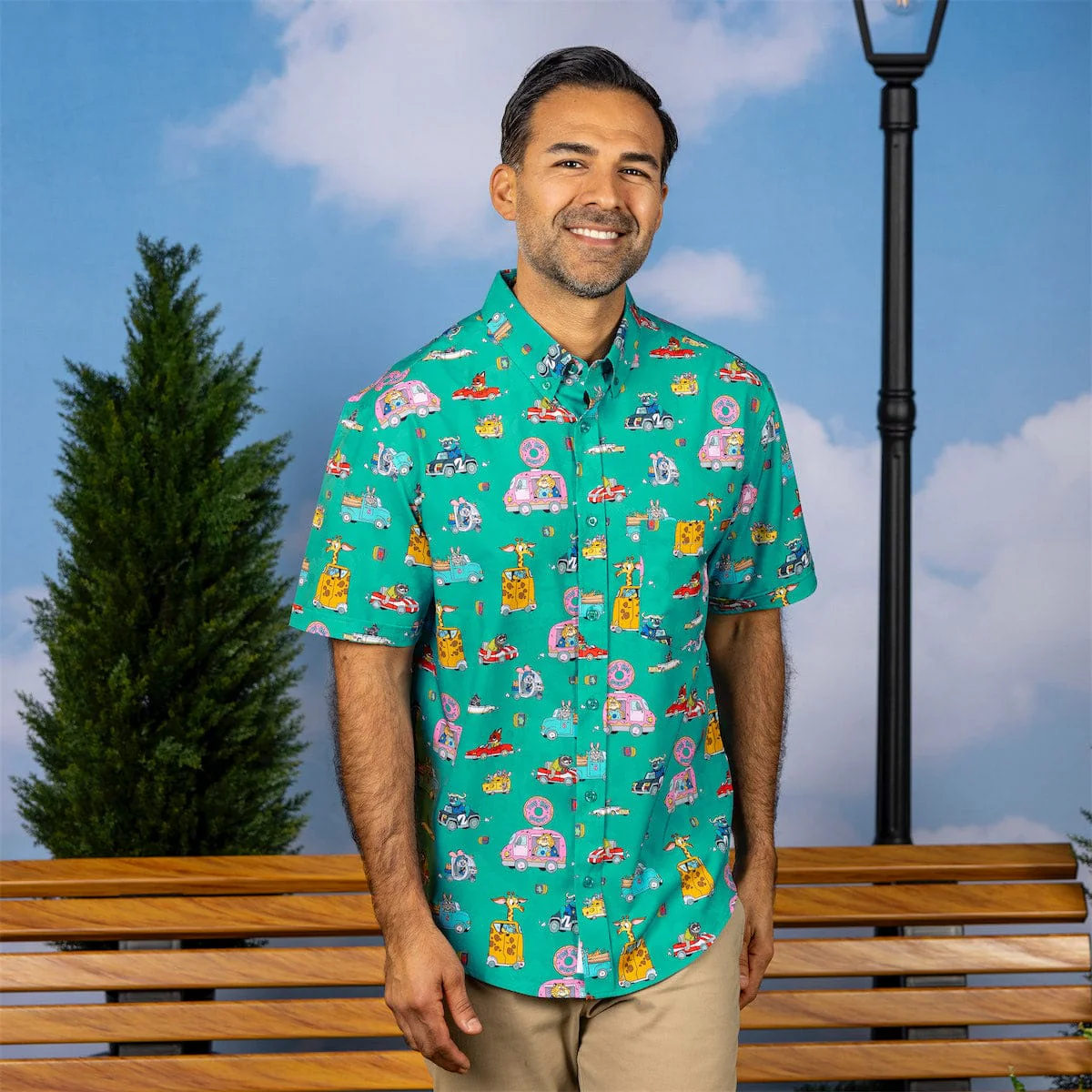 Disney's Zootopia "Zoom-topia" – KUNUFLEX Short Sleeve Shirt - Image 2