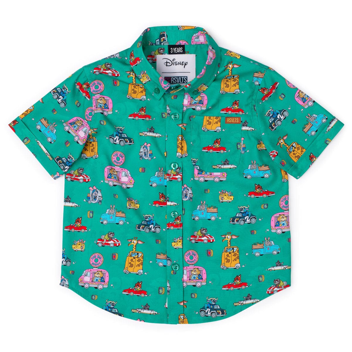 Disney's Zootopia "Zoom-topia" – Preschooler KUNUFLEX Short Sleeve Shirt
