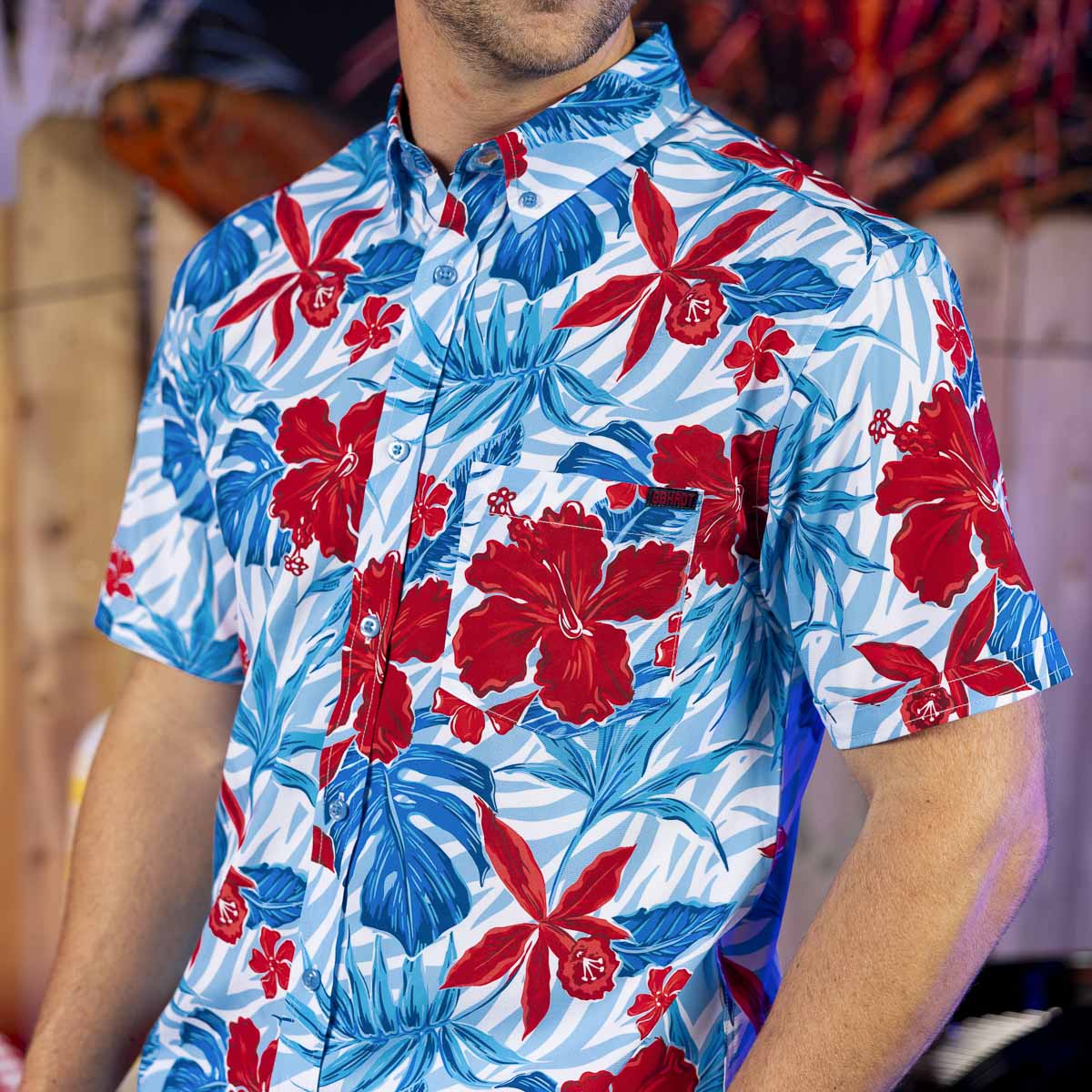 Floral City Steve – KUNUFLEX Short Sleeve Shirt