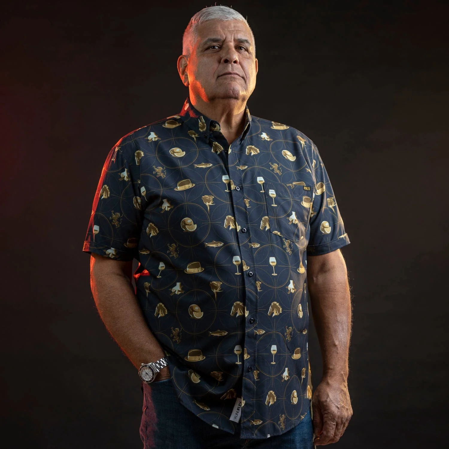 The Godfather ”Family Business” – KUNUFLEX Short Sleeve Shirt - Image 4