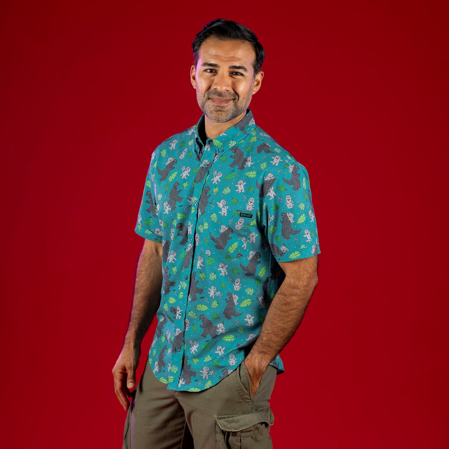 Godzilla "Minilla Mania!" – KUNUFLEX Short Sleeve Shirt - Image 2