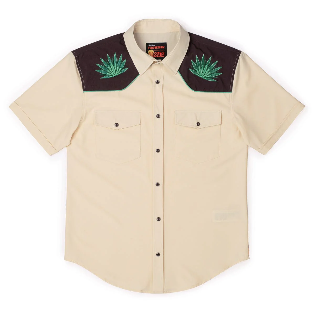 Guy Fieri "Mas Santo!" – Roper Short Sleeve Shirt - Image 2
