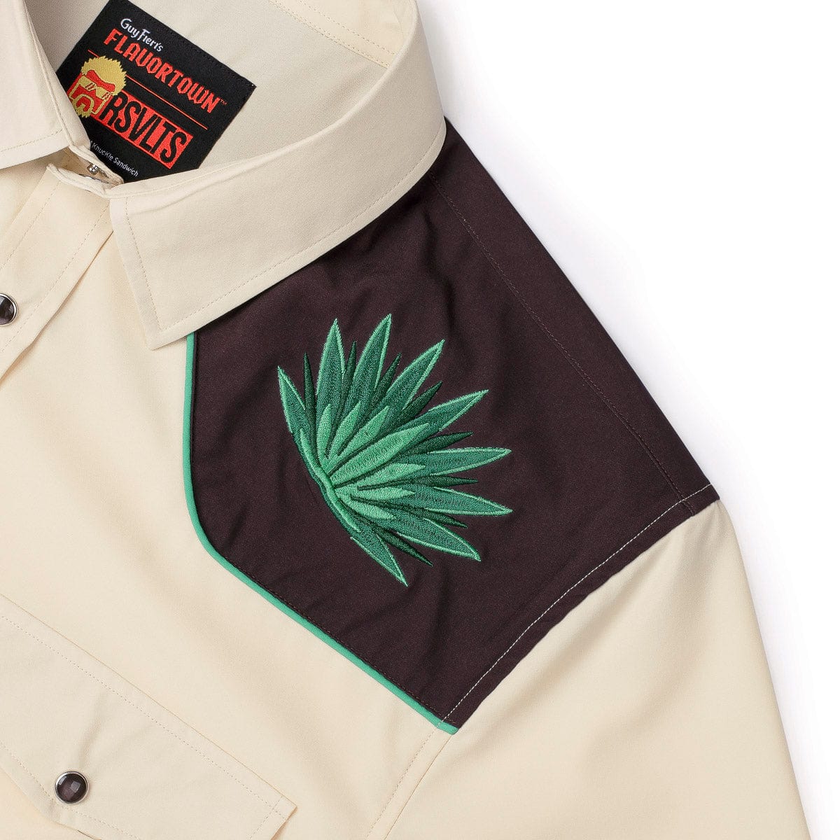 Guy Fieri "Mas Santo!" – Roper Short Sleeve Shirt - Image 5