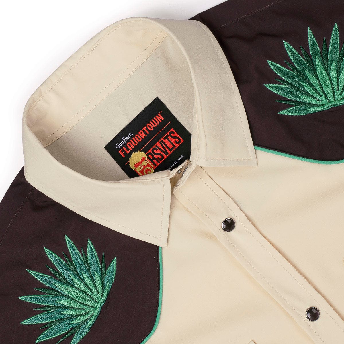 Guy Fieri "Mas Santo!" – Roper Short Sleeve Shirt - Image 6