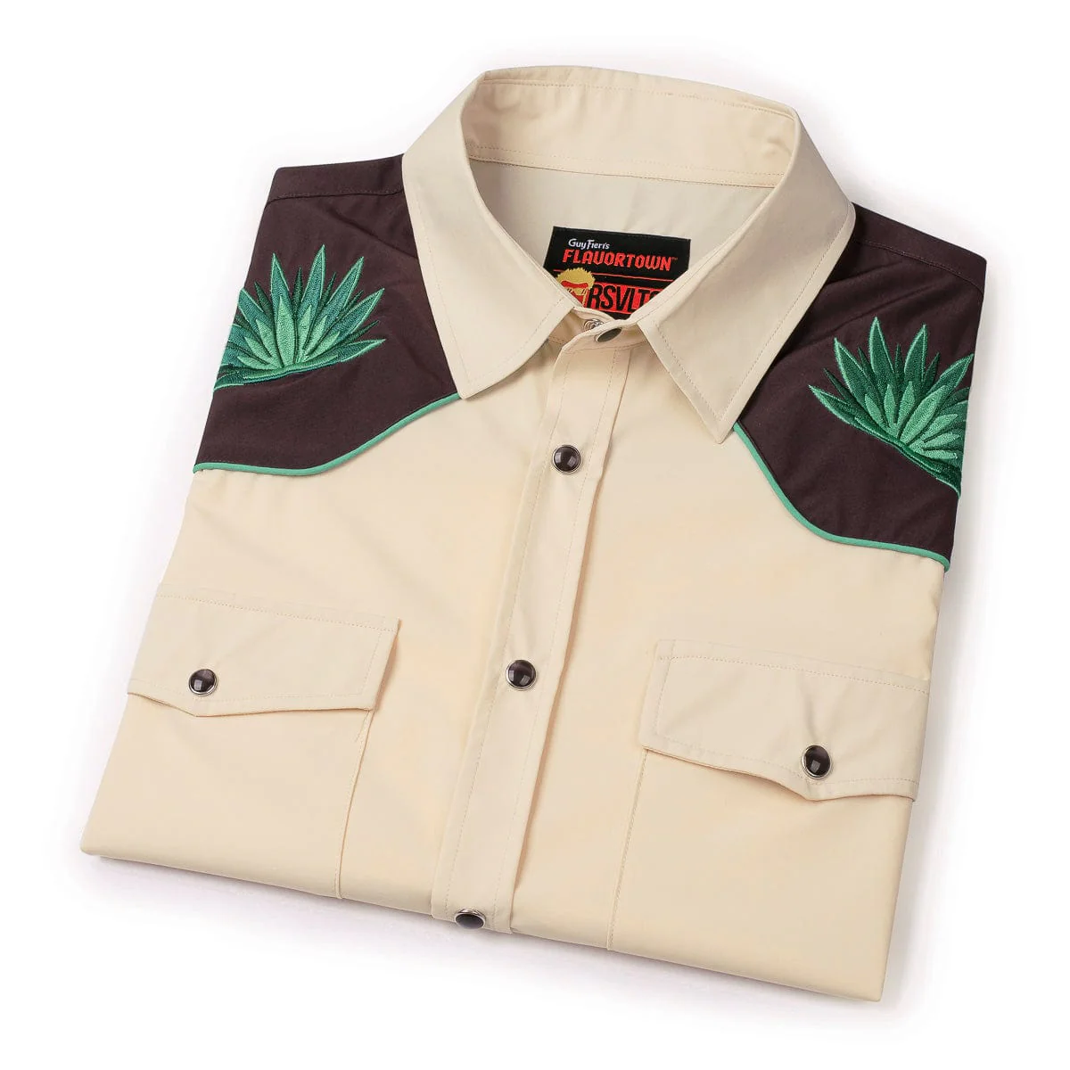 Guy Fieri "Mas Santo!" – Roper Short Sleeve Shirt - Image 8