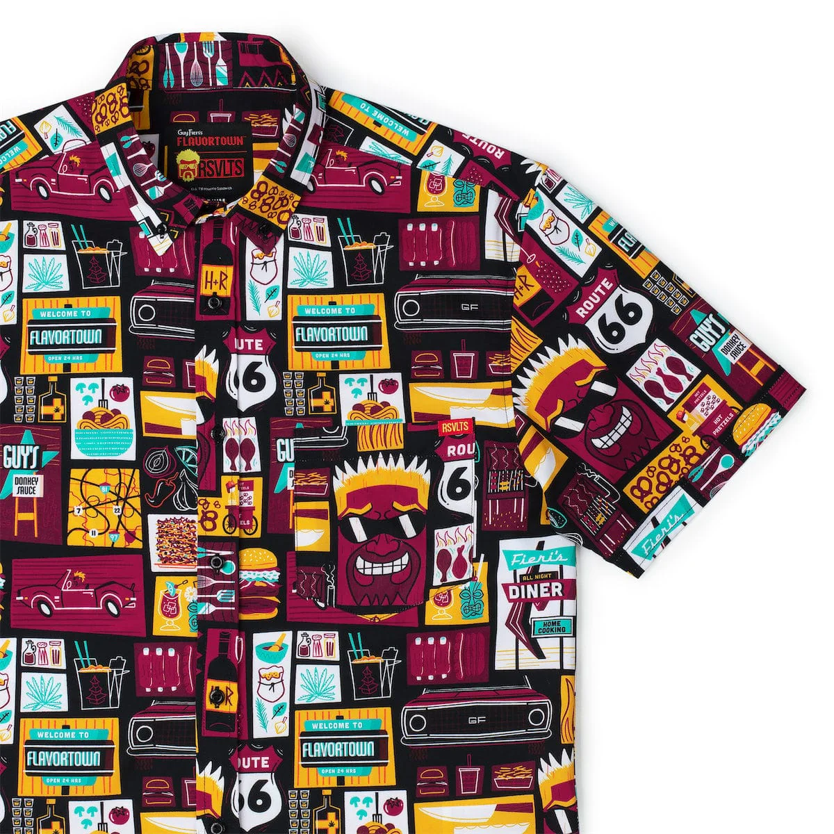 Guy Fieri "Rollin' Out" – KUNUFLEX Short Sleeve Shirt - Image 2