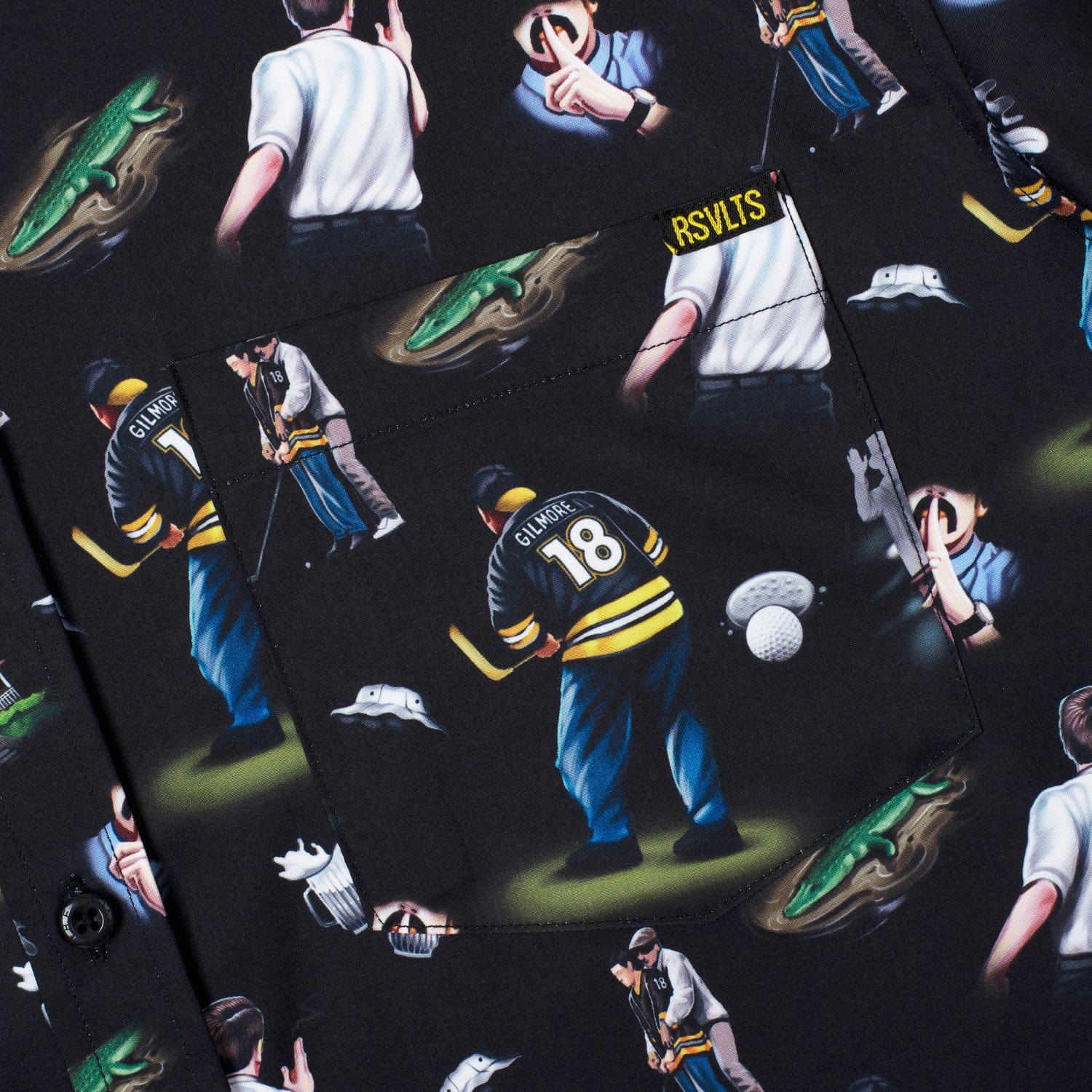 Happy Gilmore “It’s All in the Hips” – KUNUFLEX Short Sleeve Shirt - Image 2