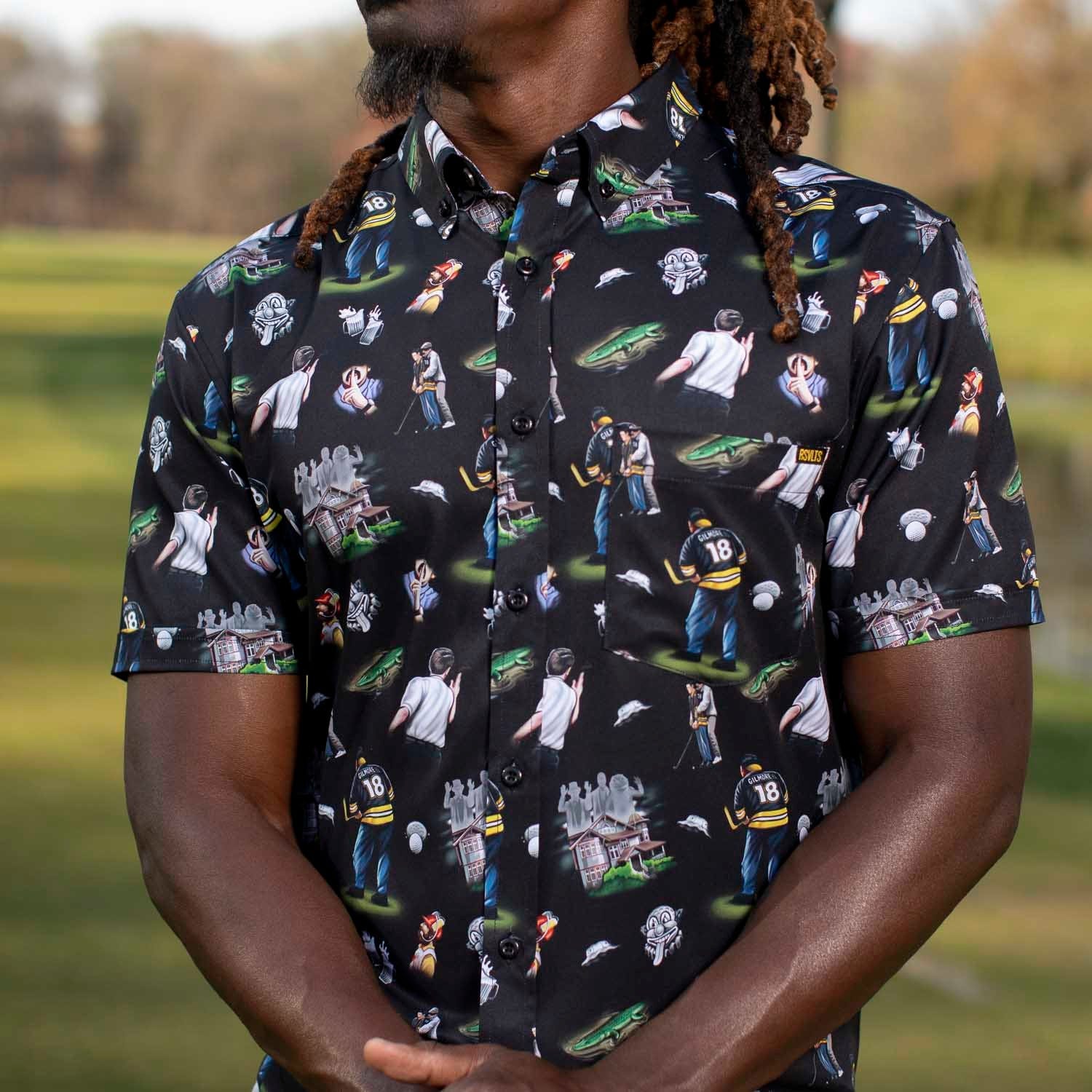 Happy Gilmore “It’s All in the Hips” – KUNUFLEX Short Sleeve Shirt - Image 6