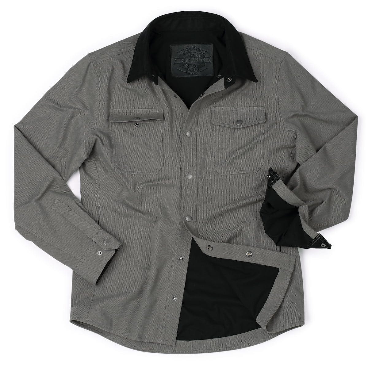 Heavy-Duty Shirt Jacket "Pewter" – RSVLTS Reserve - Image 2