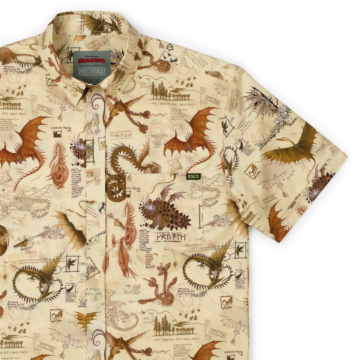 How to Train Your Dragon "Book of Dragons" – KUNUFLEX Short Sleeve Shirt