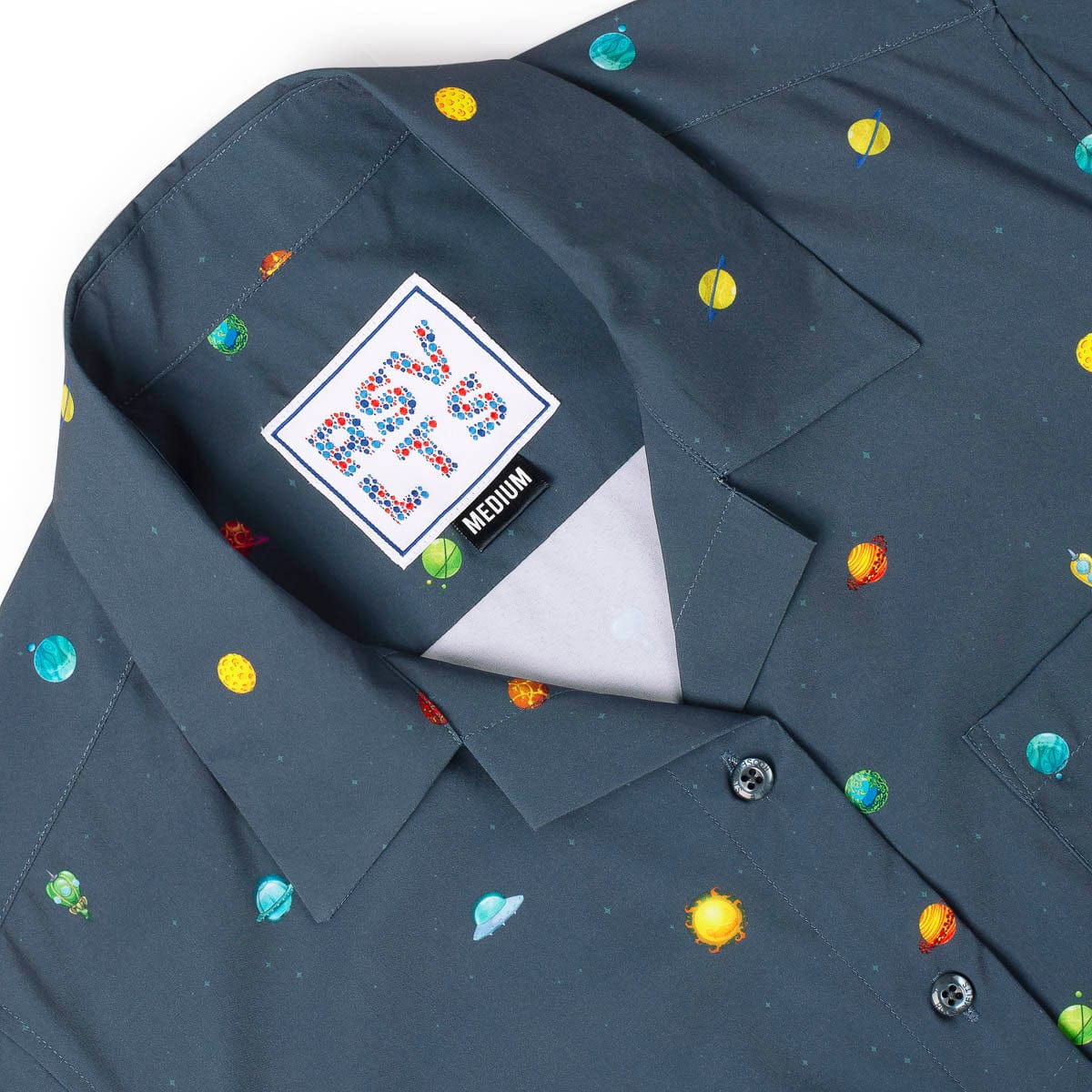 Intergalactic Planetarium – Women's KUNUFLEX Short Sleeve Shirt - Image 3