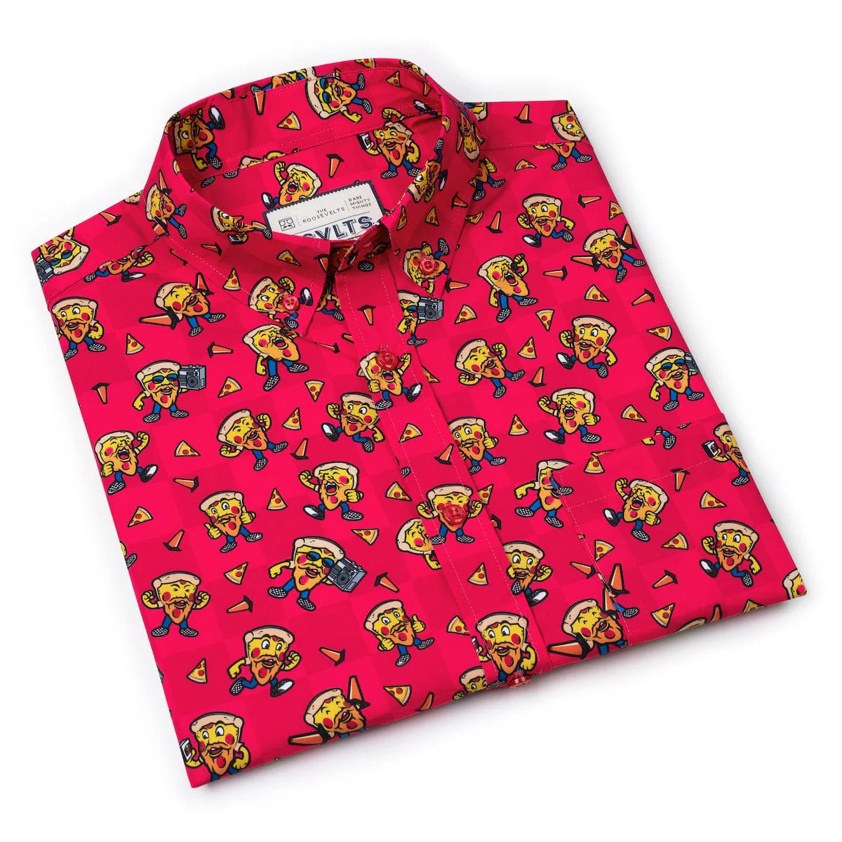Pizzabeard "Slice of the Party" – KUNUFLEX Short Sleeve Shirt - Image 6