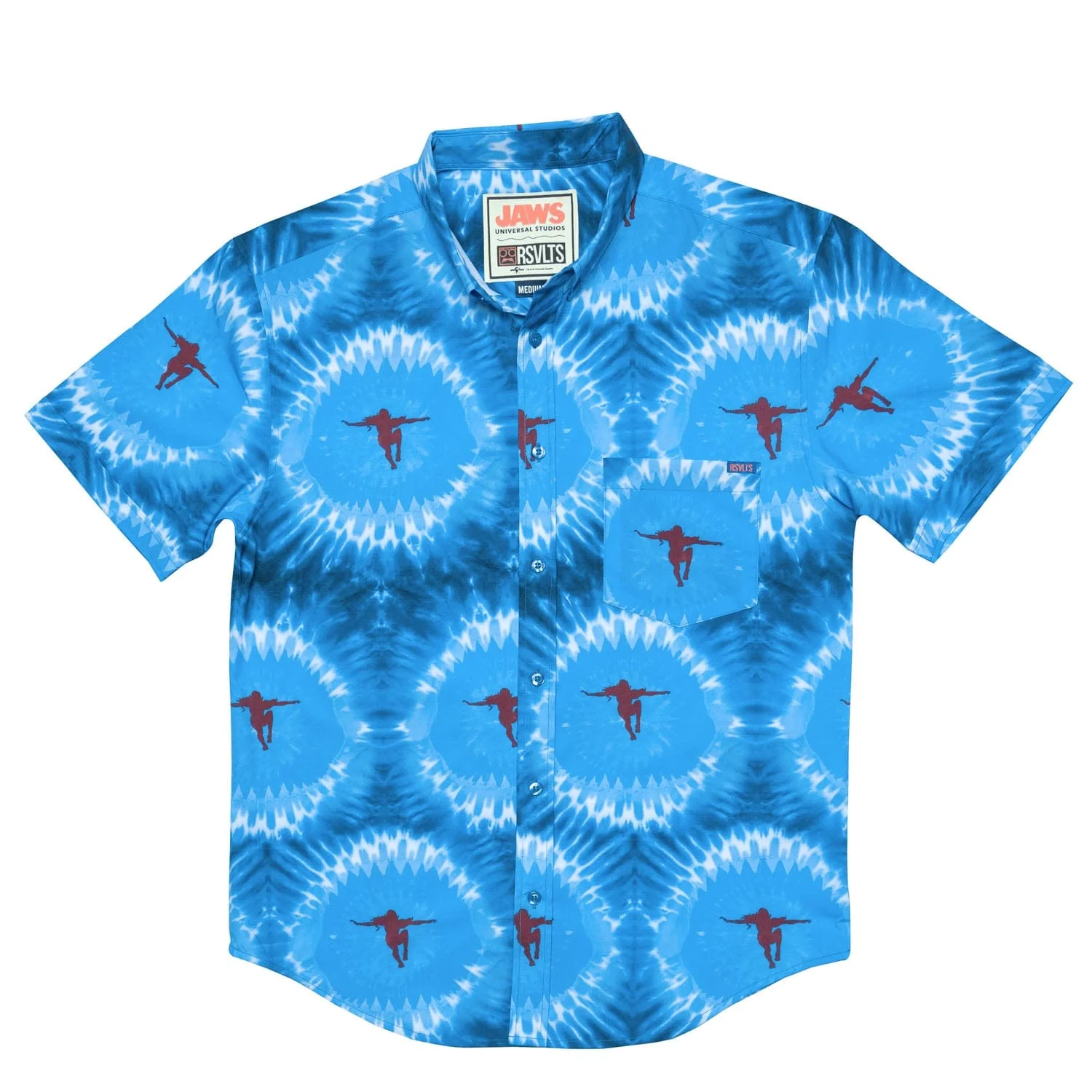 Jaws "Night Swim" – KUNUFLEX Short Sleeve Shirt - Image 3