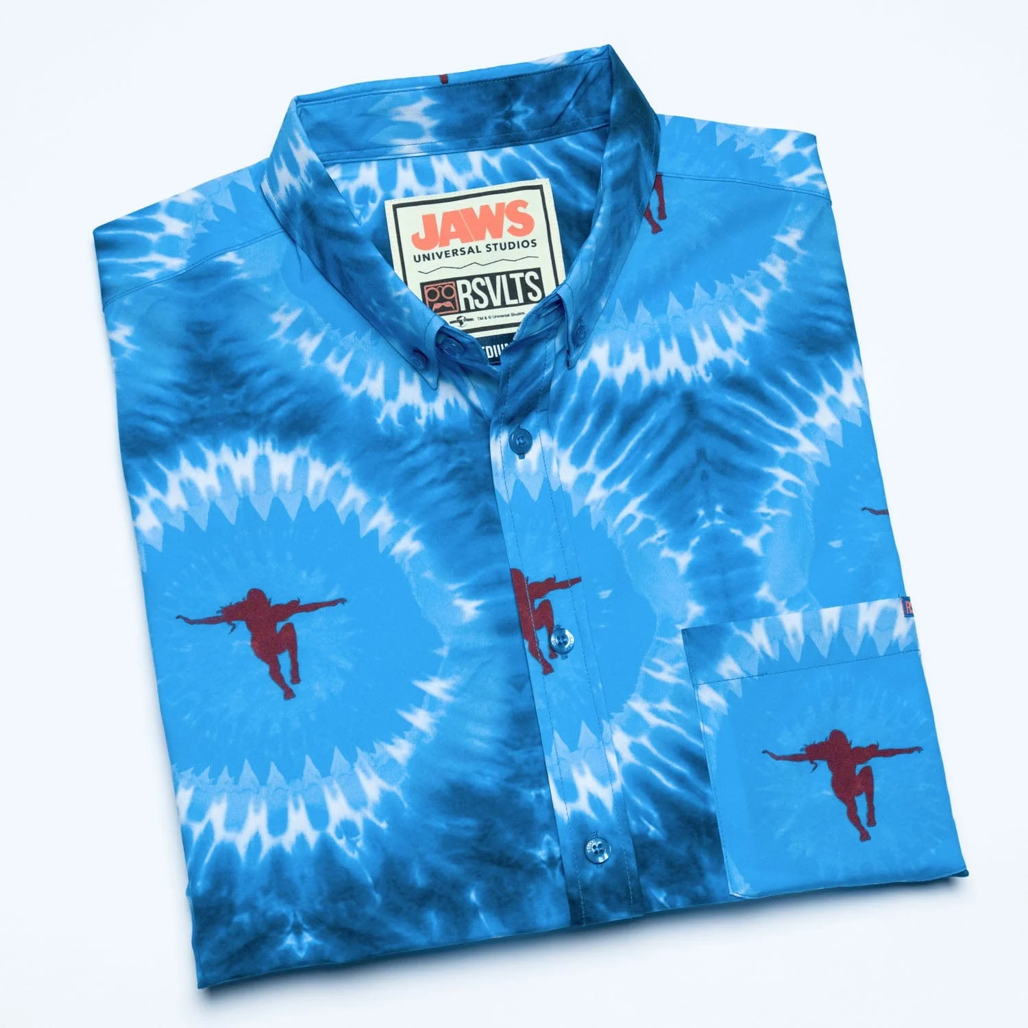 Jaws "Night Swim" – KUNUFLEX Short Sleeve Shirt - Image 8