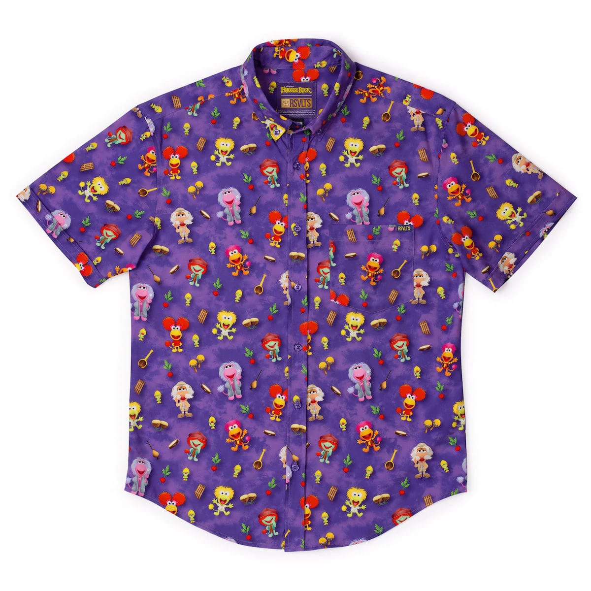 Fraggle Rock "Down at Fraggle Rock!" – KUNUFLEX Short Sleeve Shirt - Image 3