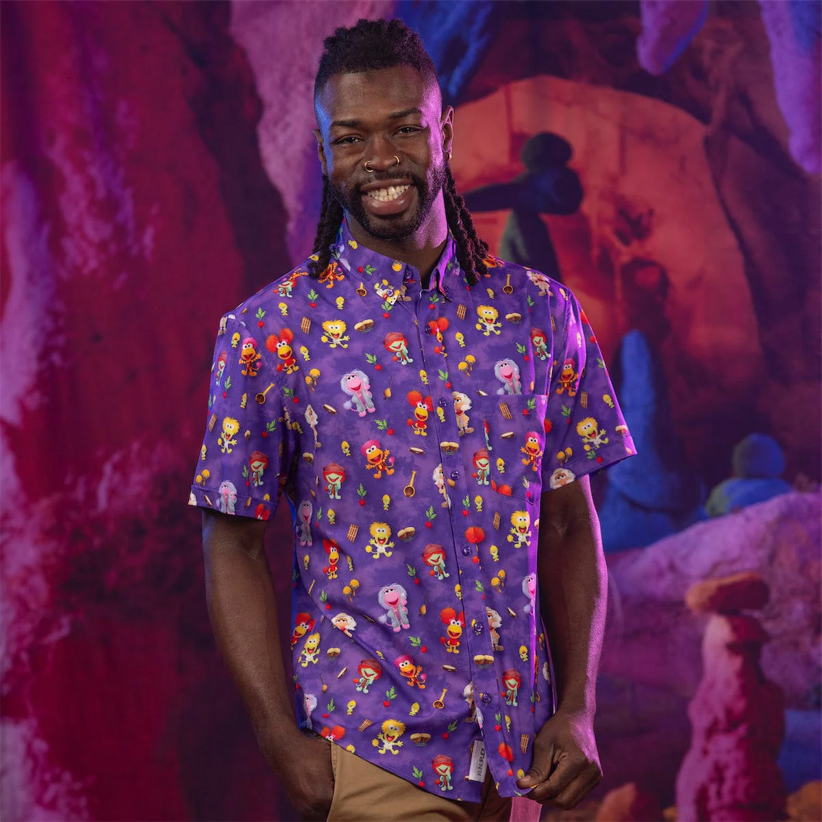 Fraggle Rock "Down at Fraggle Rock!" – KUNUFLEX Short Sleeve Shirt - Image 4